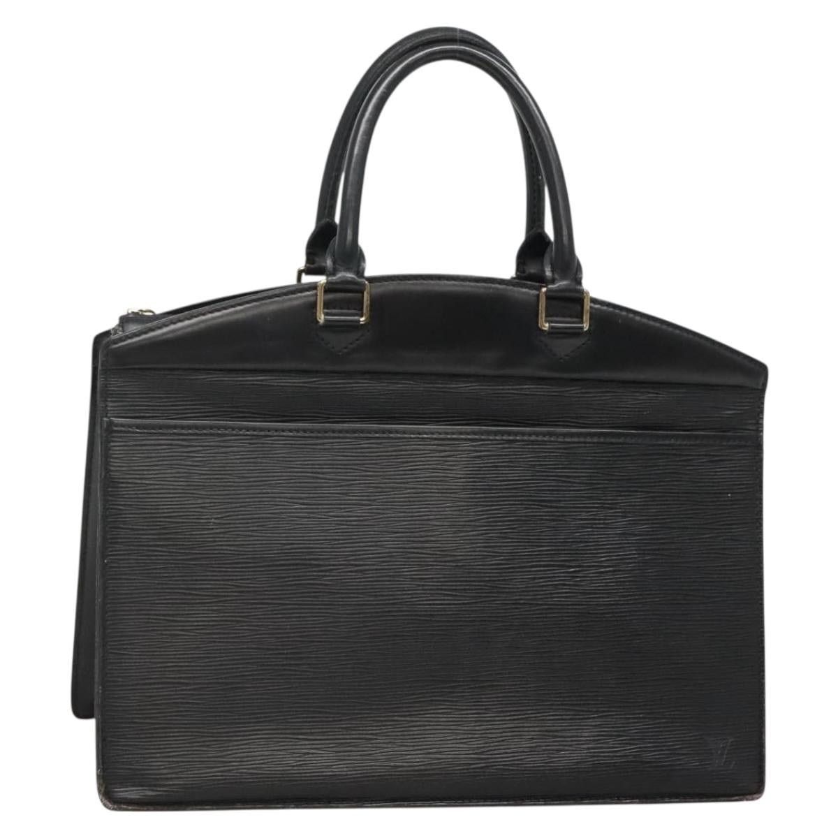 LOUIS VUITTON Epi Riviera Hand Bag Noir Black M48182