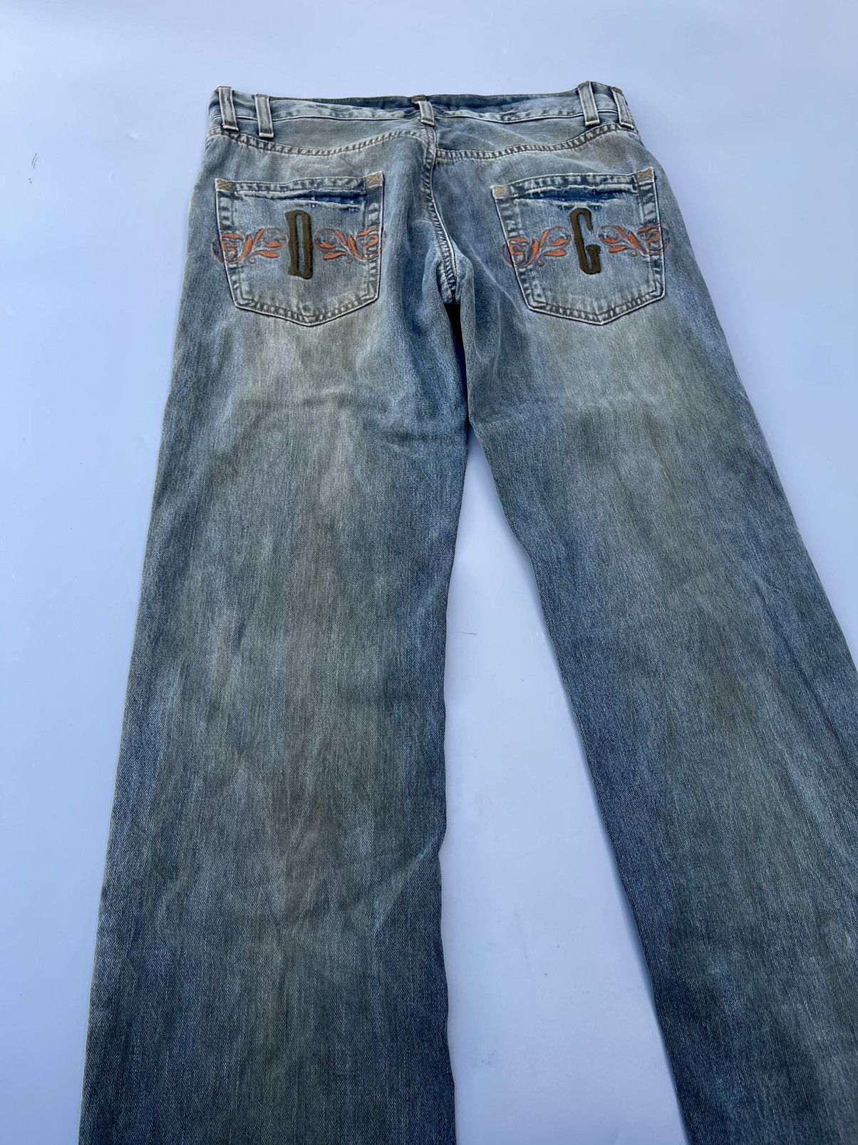 Designer × Dolce & Gabbana × Vintage Vintage Dolce&Gabbana Distressed Jeans Size US 33 - 2 Thumbnail