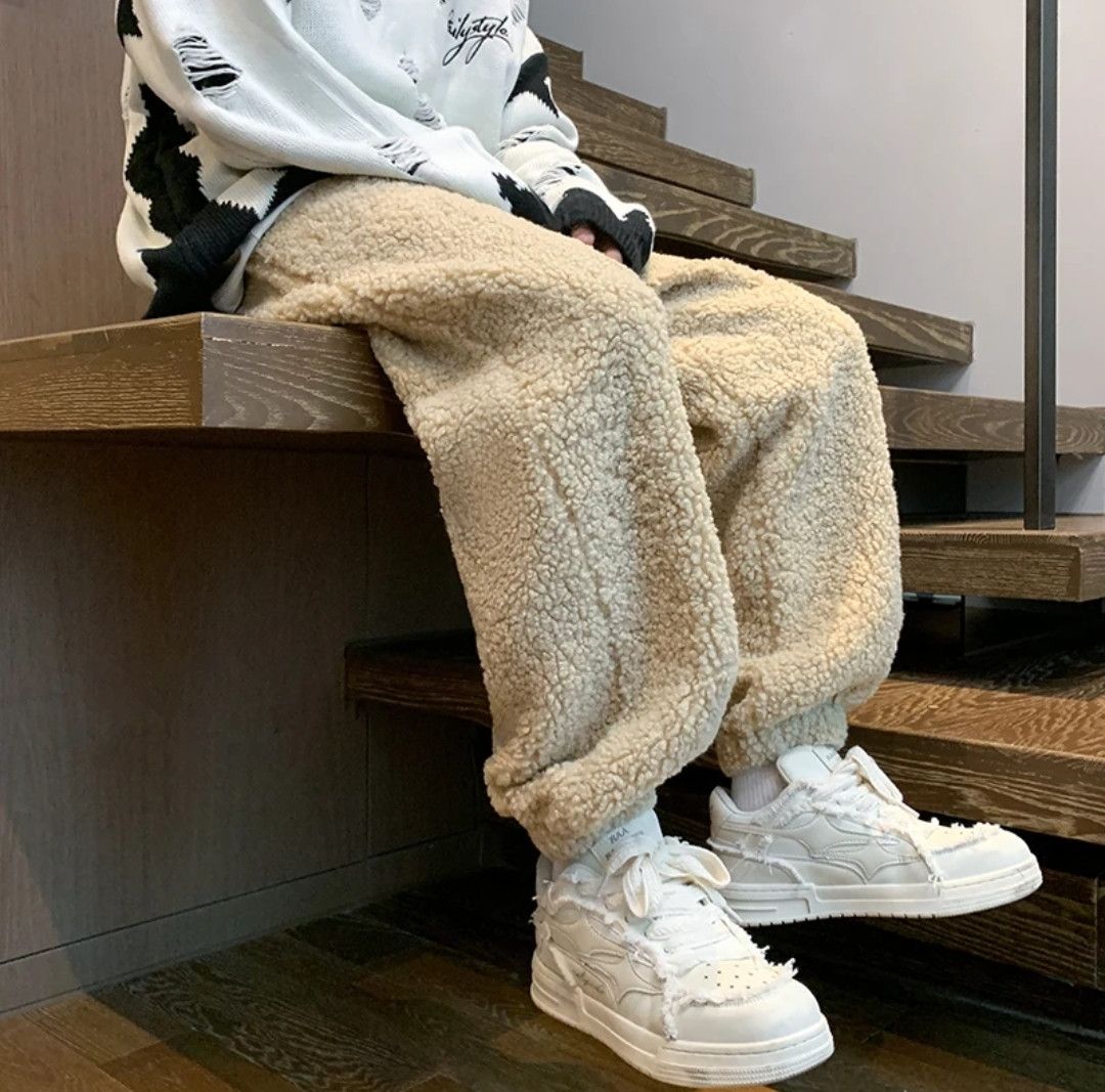 Designer × Japanese Brand Lamb Killer Wool Collector Winter Autumn Pants Size US 31 - 3 Thumbnail
