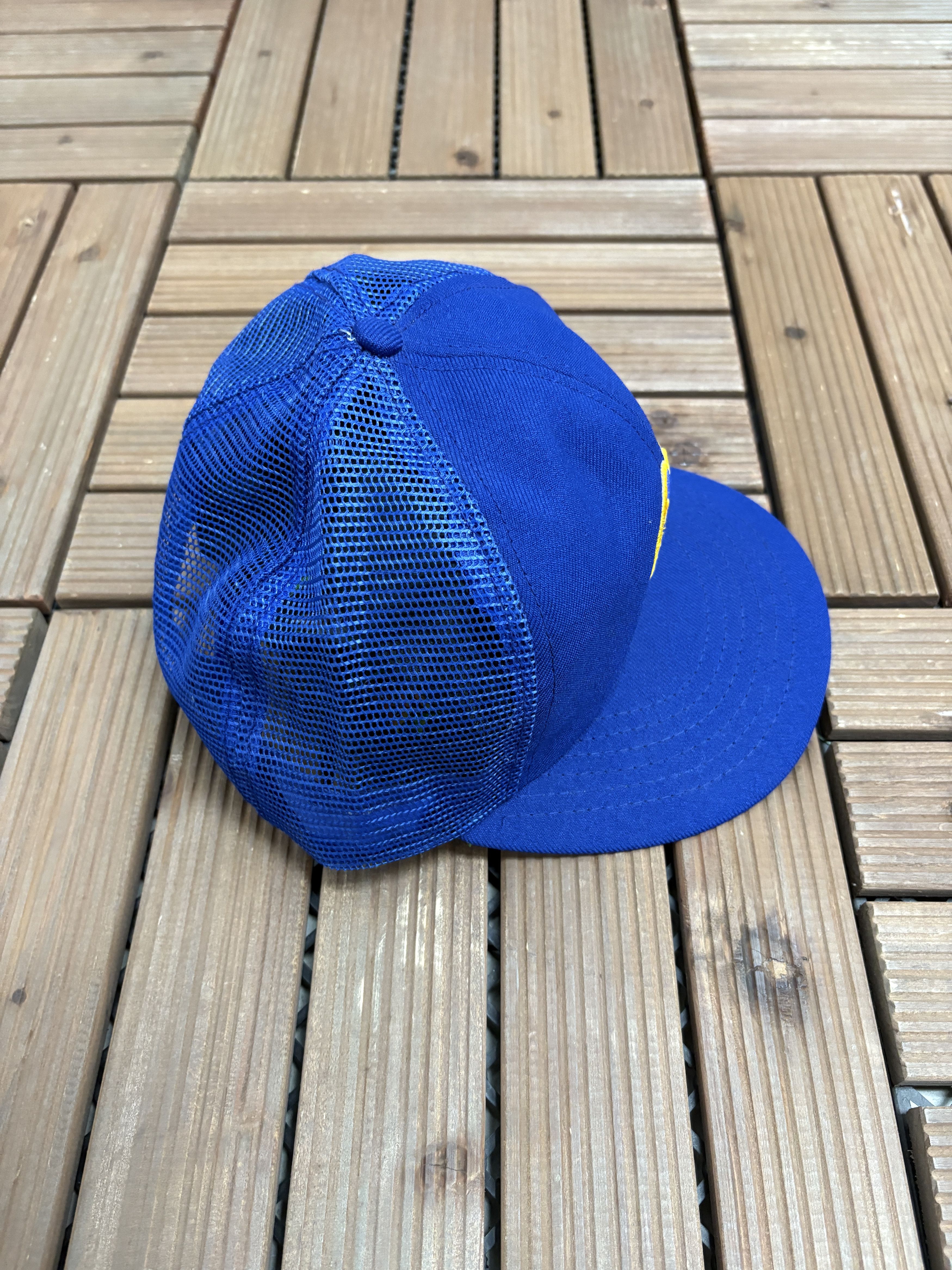Vintage Milwaukee Brewers Trucker Vintage Snap Back Blue Hat Size ONE SIZE - 4 Thumbnail