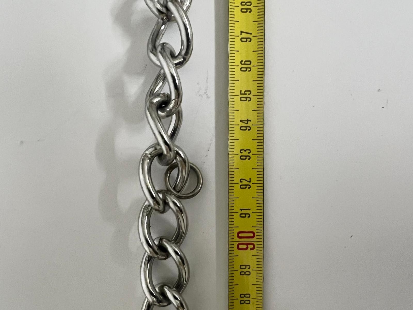 Walter Van Beirendonck 🩶 W&LT Silver Chain Belt — Archive Size ONE SIZE - 4 Thumbnail