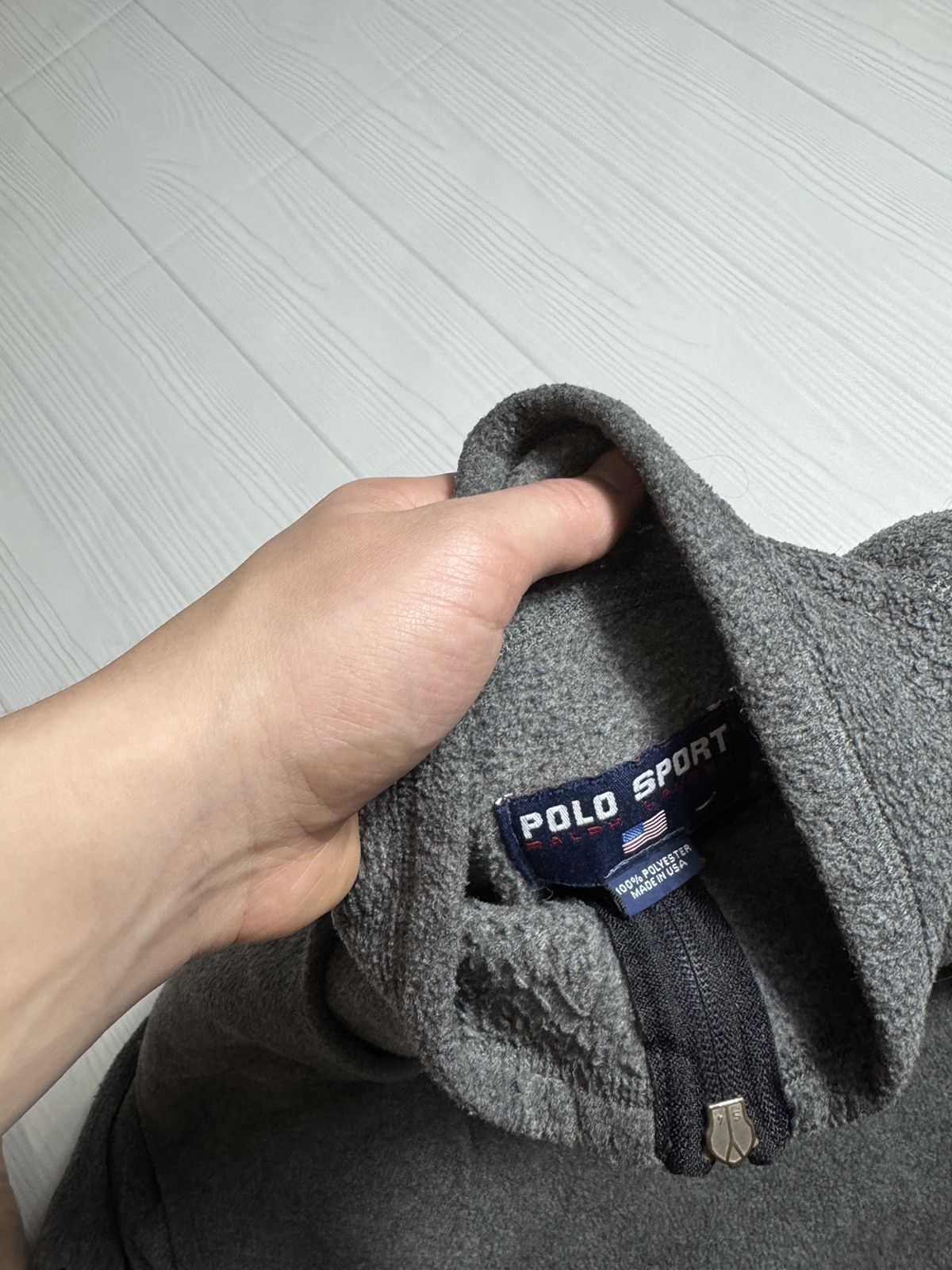 Polo Ralph Lauren × Ralph Lauren × Vintage Vintage Polo Sport Ralph Lauren Fleece Size US L / EU 52-54 / 3 - 3 Thumbnail