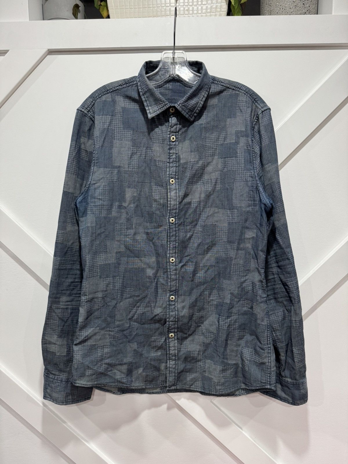 DENHAM DENHAM denim patchwork shirt Size US L / EU 52-54 / 3 - 5 Thumbnail