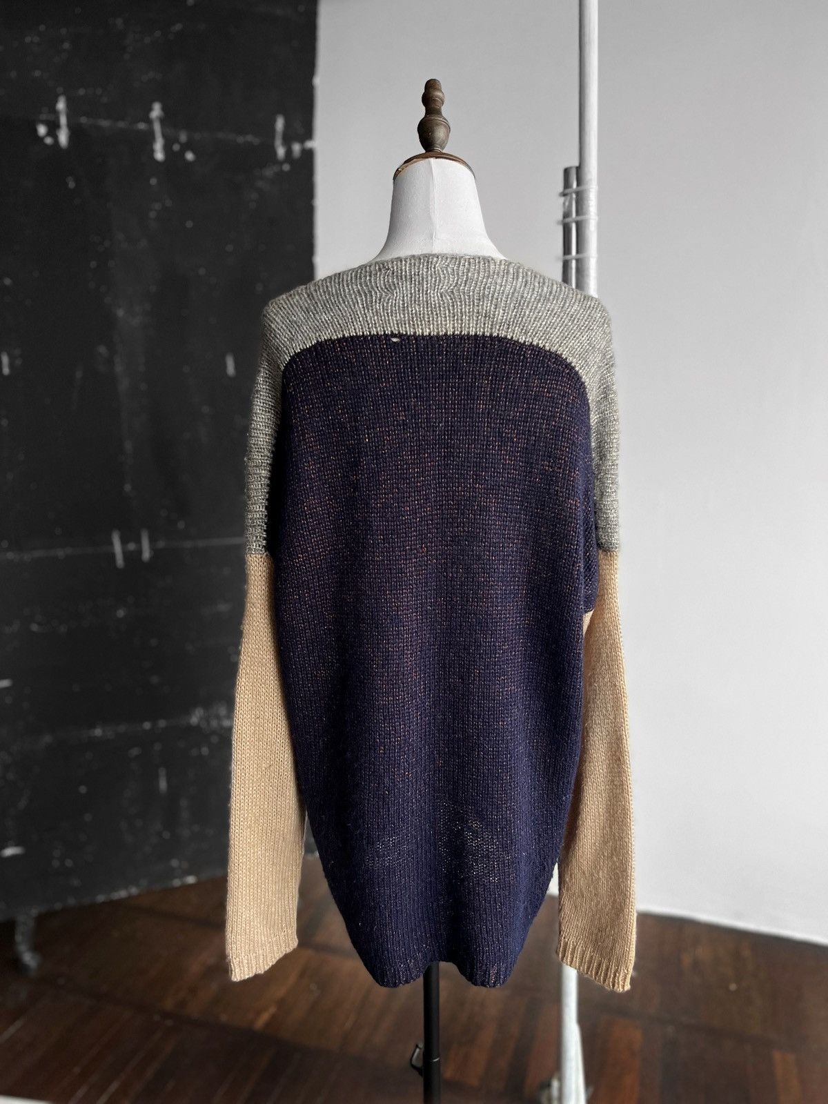 Designer Sita Murt Barcelona Womens Knit Oversize Long Sleeve Sweater Size XL / US 12-14 / IT 48-50 - 3 Thumbnail