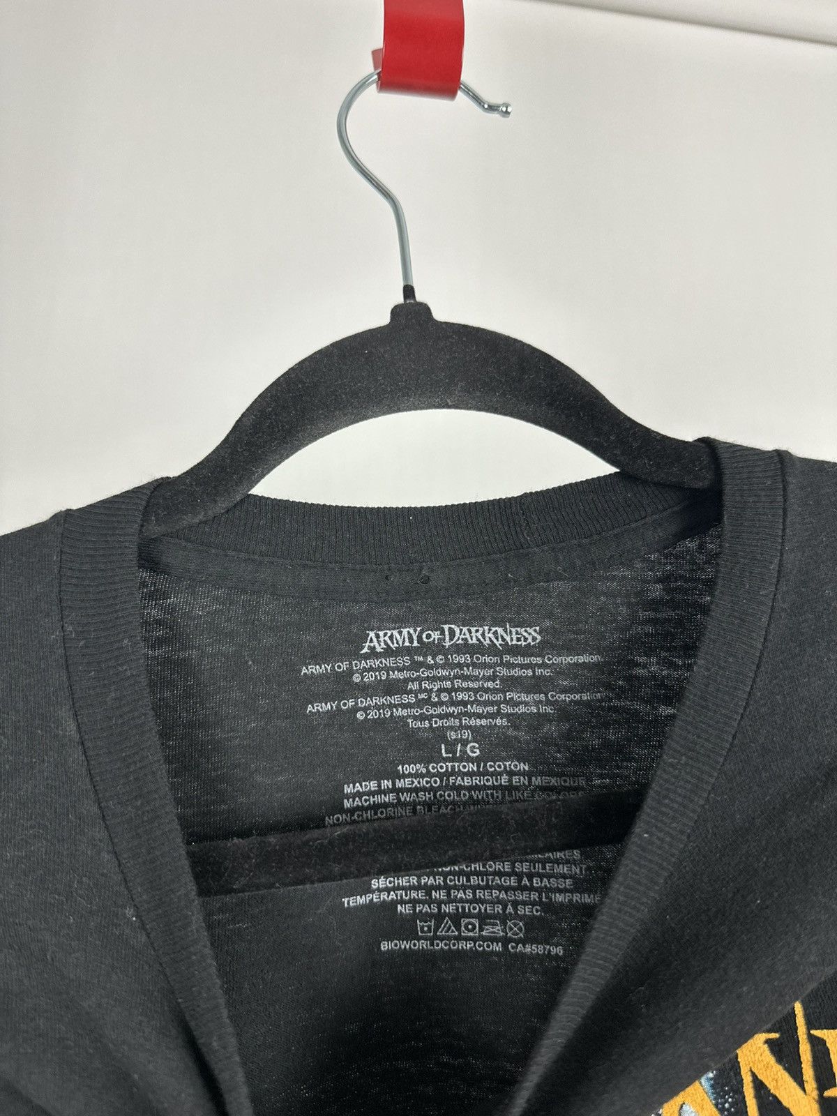 Vintage Vintage Army Of Darkness Horror Black Tee Size US L / EU 52-54 / 3 - 5 Thumbnail