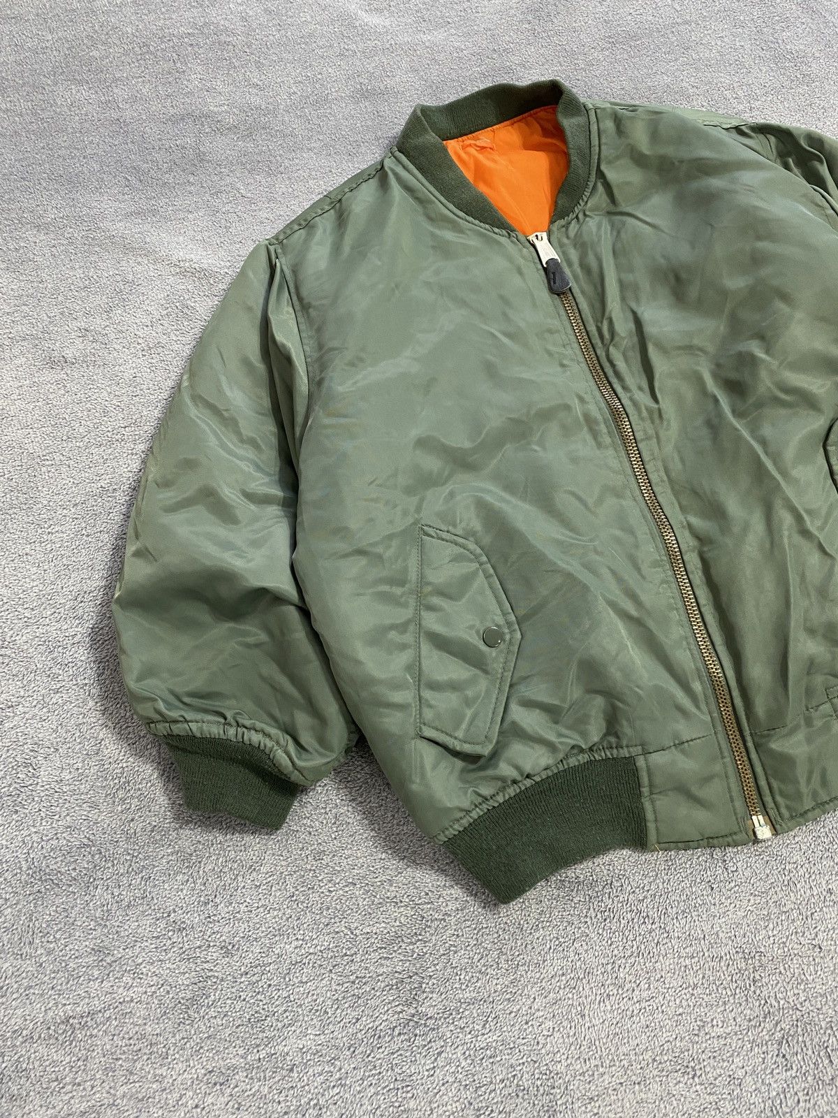 Other Vintage 90s Reversible bomber MA1 Military jacket Flayers Size US M / EU 48-50 / 2 - 2 Thumbnail