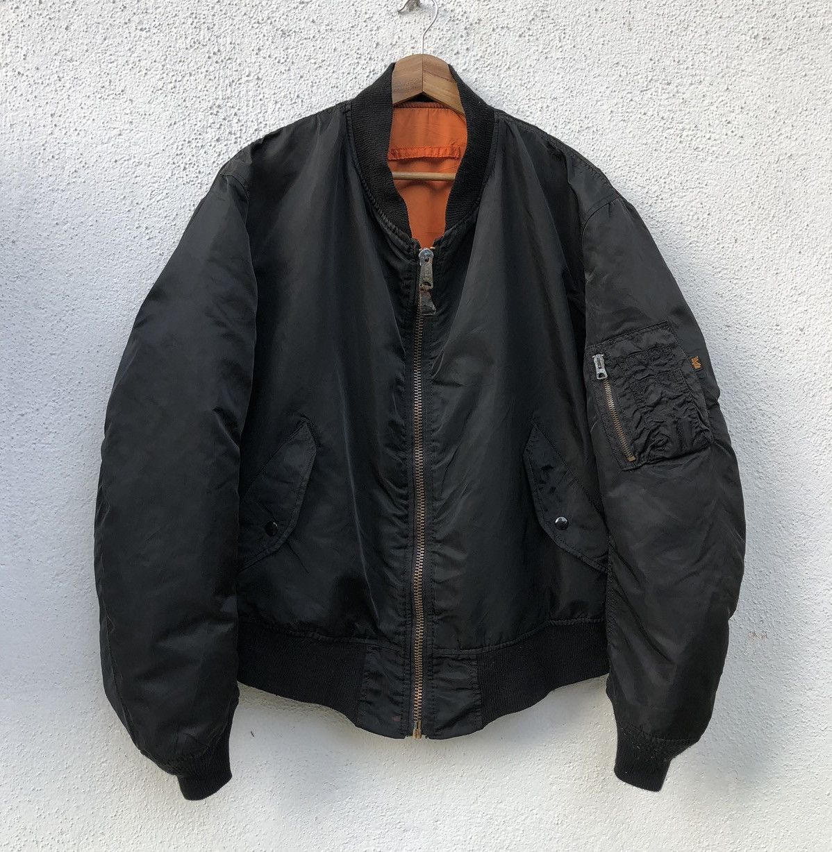 Alpha Industries VTG MA-1 (USAF) Flyer's Intermediate Bomber Jacket USA🇺🇸 Size US XL / EU 56 / 4 - 17 Thumbnail