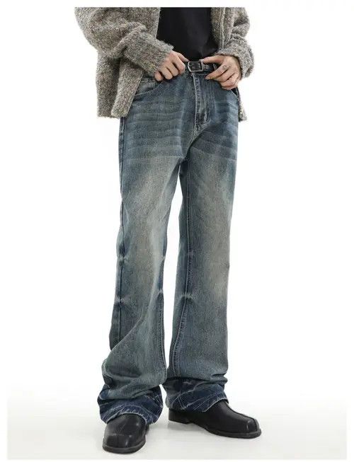 VIBE bootcut flared grunge washed jeans Size US 30 / EU 46 - 5 Thumbnail