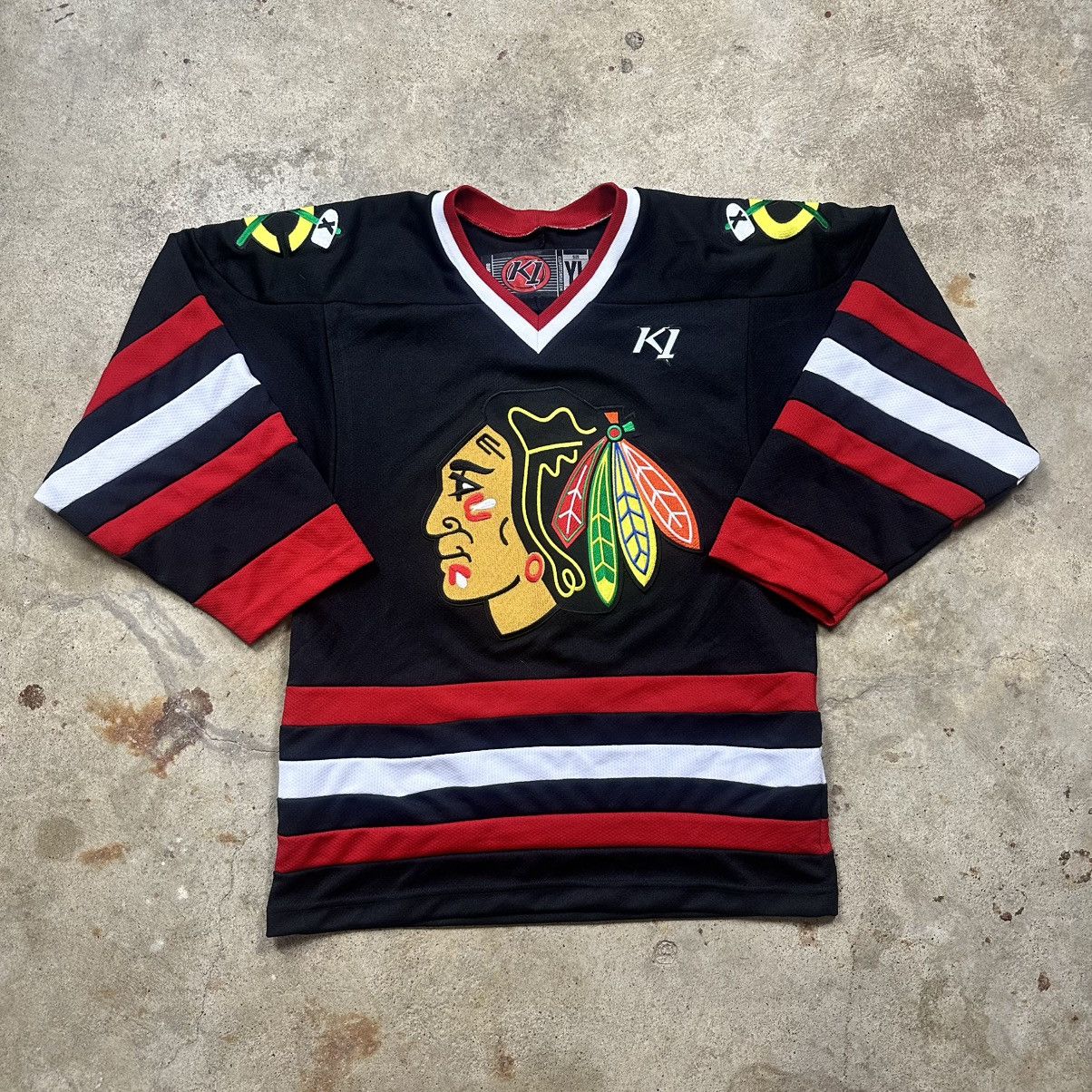 NHL Vintage K1 NHL Chicago Blackhawks Hockey Jersey Size Youth L Size US XS / EU 42 / 0 - 1 Thumbnail