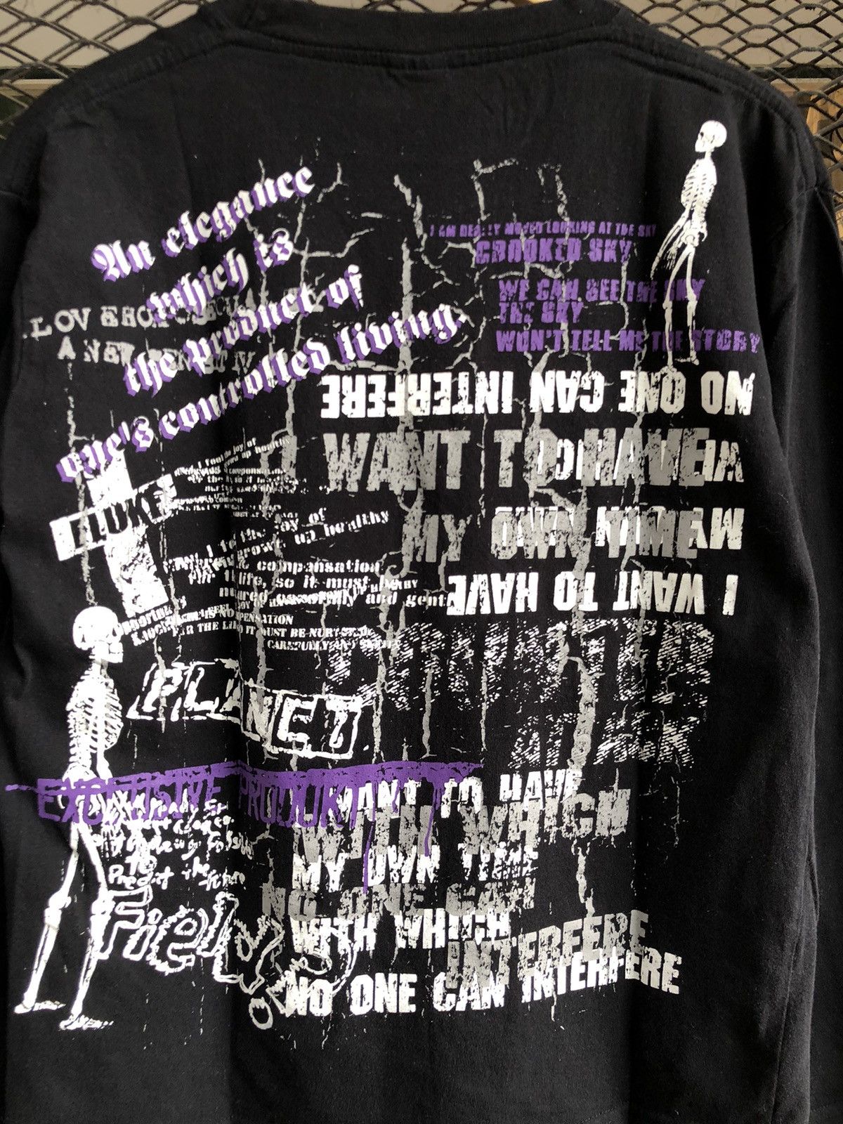 Japanese Brand THE BREAKERS POEM SHIRT SKULL GOTHIC LGBSTYLE Size US L / EU 52-54 / 3 - 5 Thumbnail