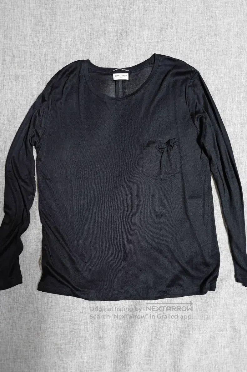 Saint Laurent Paris Saint Laurent Paris Pocket T-Shirt i Size US S / EU 44-46 / 1 - 1 Thumbnail