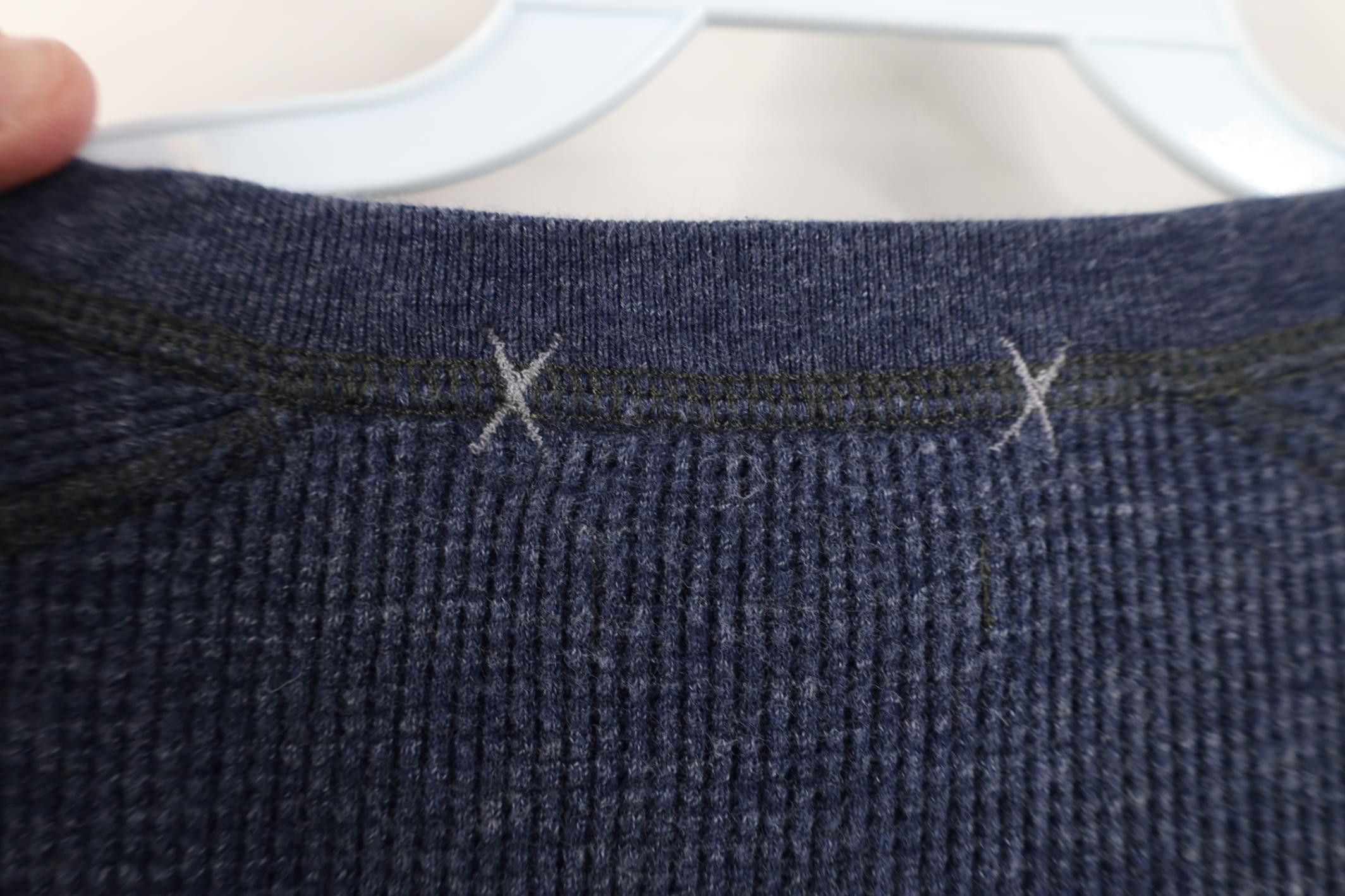 Wallace & Barnes Wallace & Barnes Waffle Knit Long Sleeve Henley T-Shirt Size US XL / EU 56 / 4 - 10 Thumbnail
