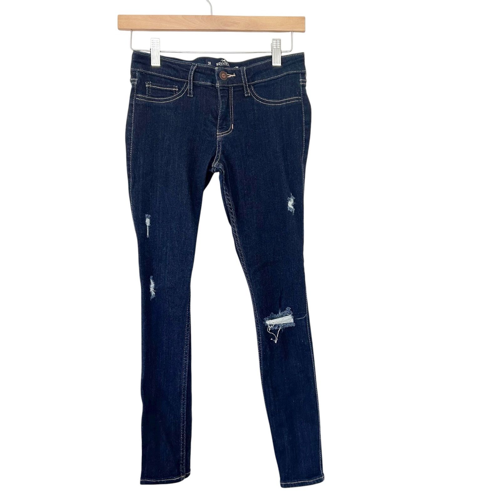 Hollister Hollister Low Rise Jean Legging Cropped Jeans Sz 26 Size 26" / US 2 / IT 38 - 1 Thumbnail