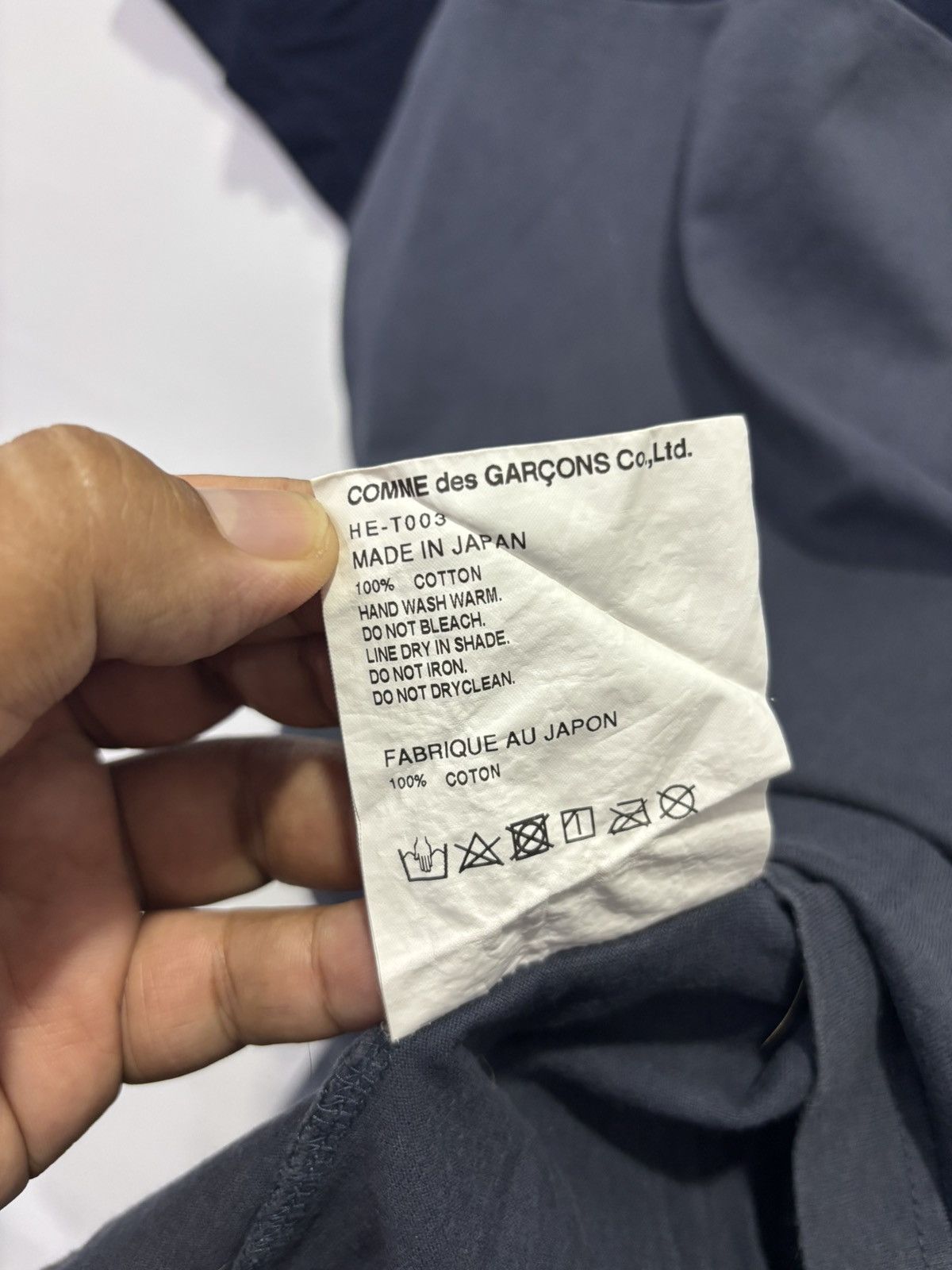 Comme des Garcons × Comme des Garcons Homme Comme Des Garcons Pocket Tshirt Size US M / EU 48-50 / 2 - 4 Thumbnail