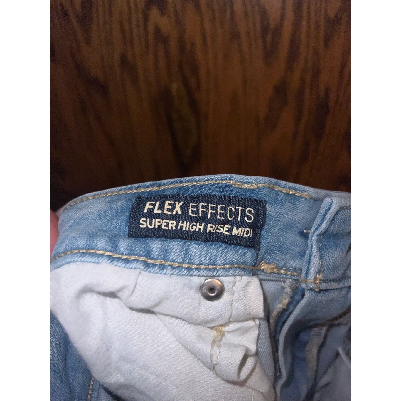 Aeropostale Aeropostale Blue Jean Shorts Flex Effects Super High Rise MI Size 28" / US 6 / IT 42 - 8 Thumbnail