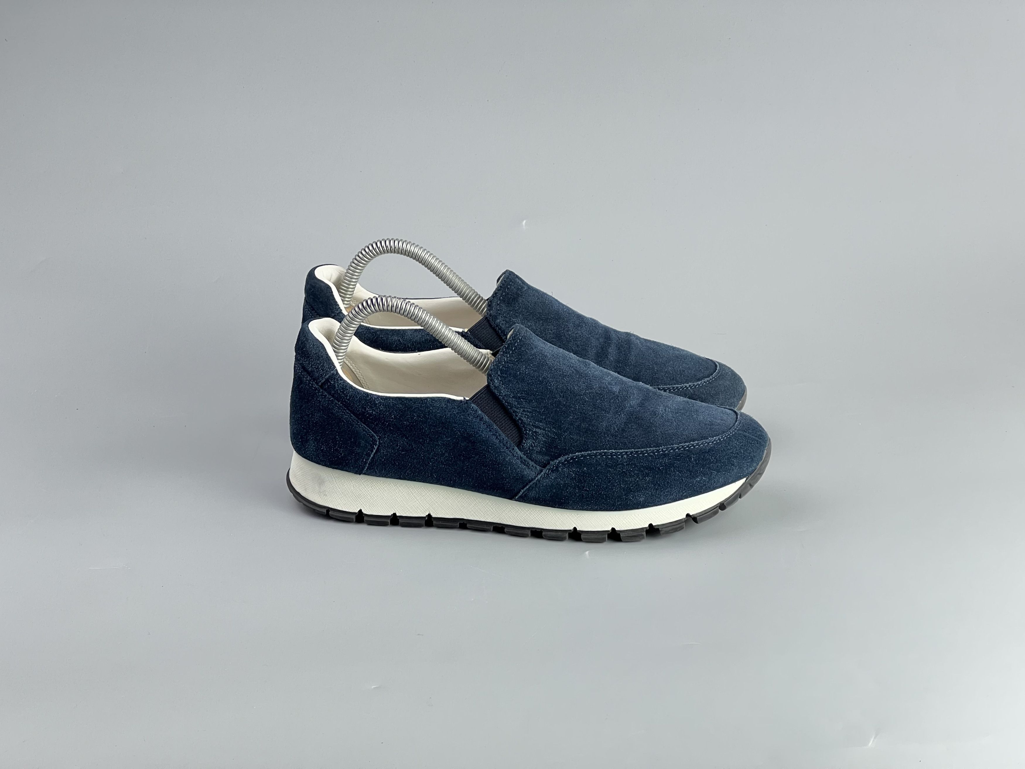 Prada PRADA Women's Suede Mocassins Slip-On Size 38 Size US 8 / IT 38 - 1 Thumbnail
