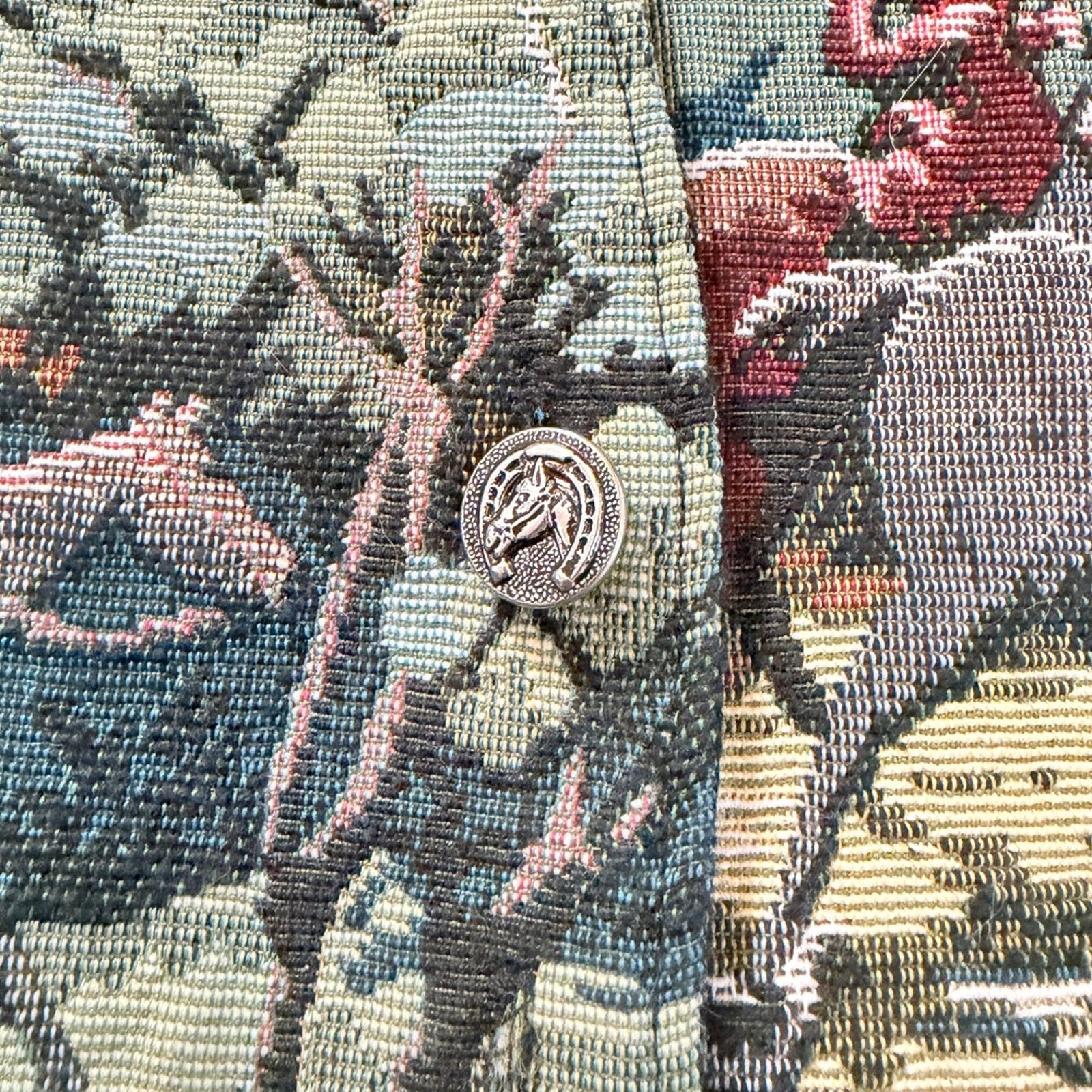 Other woven tapestry horse vest waistcoat vintage 70s Size S / US 4 / IT 40 - 7 Thumbnail