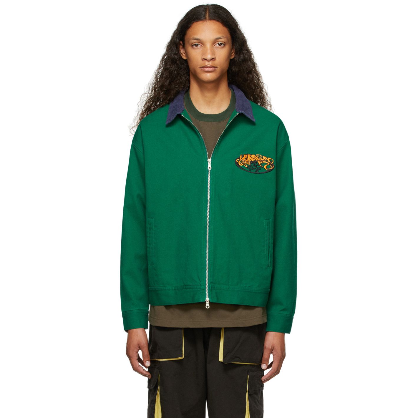 Brain Dead Brain Dead x Them Team Jacket, Green Medium Size US M / EU 48-50 / 2 - 1 Thumbnail