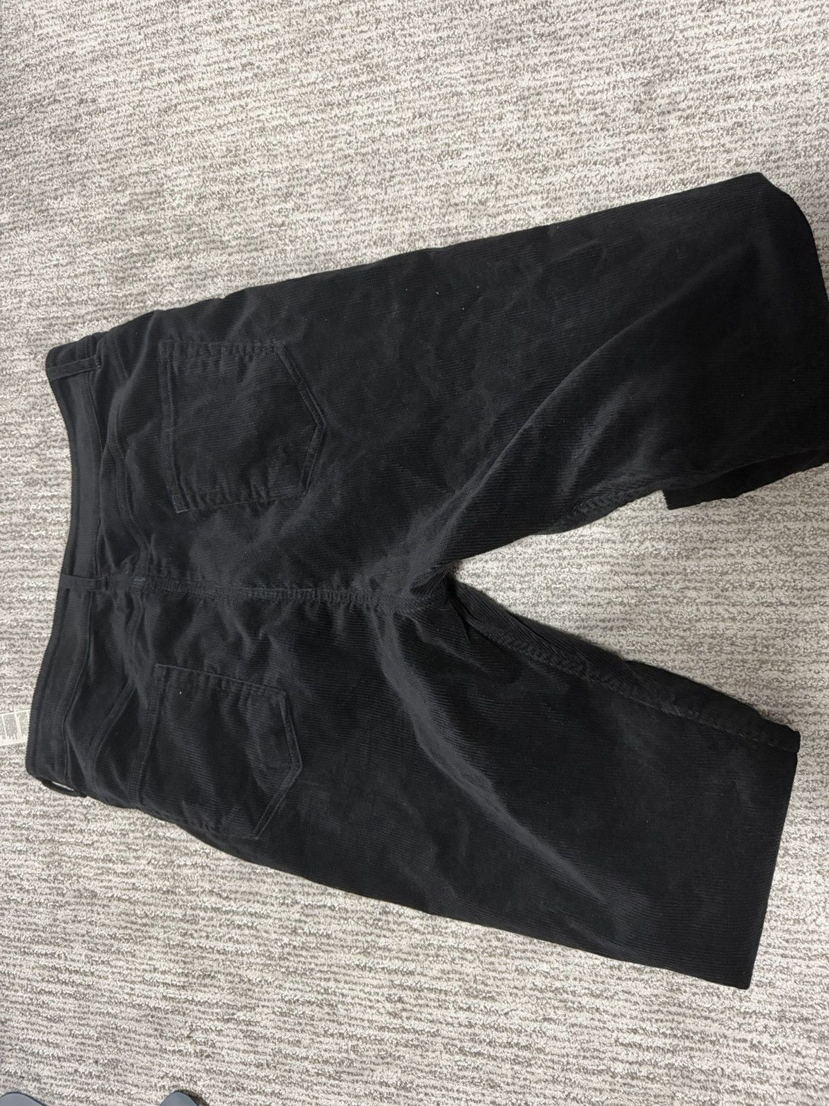 Rick Owens Drkshdw Rick Owens Drkshdw black paneled trousers Size US 33 - 8 Thumbnail