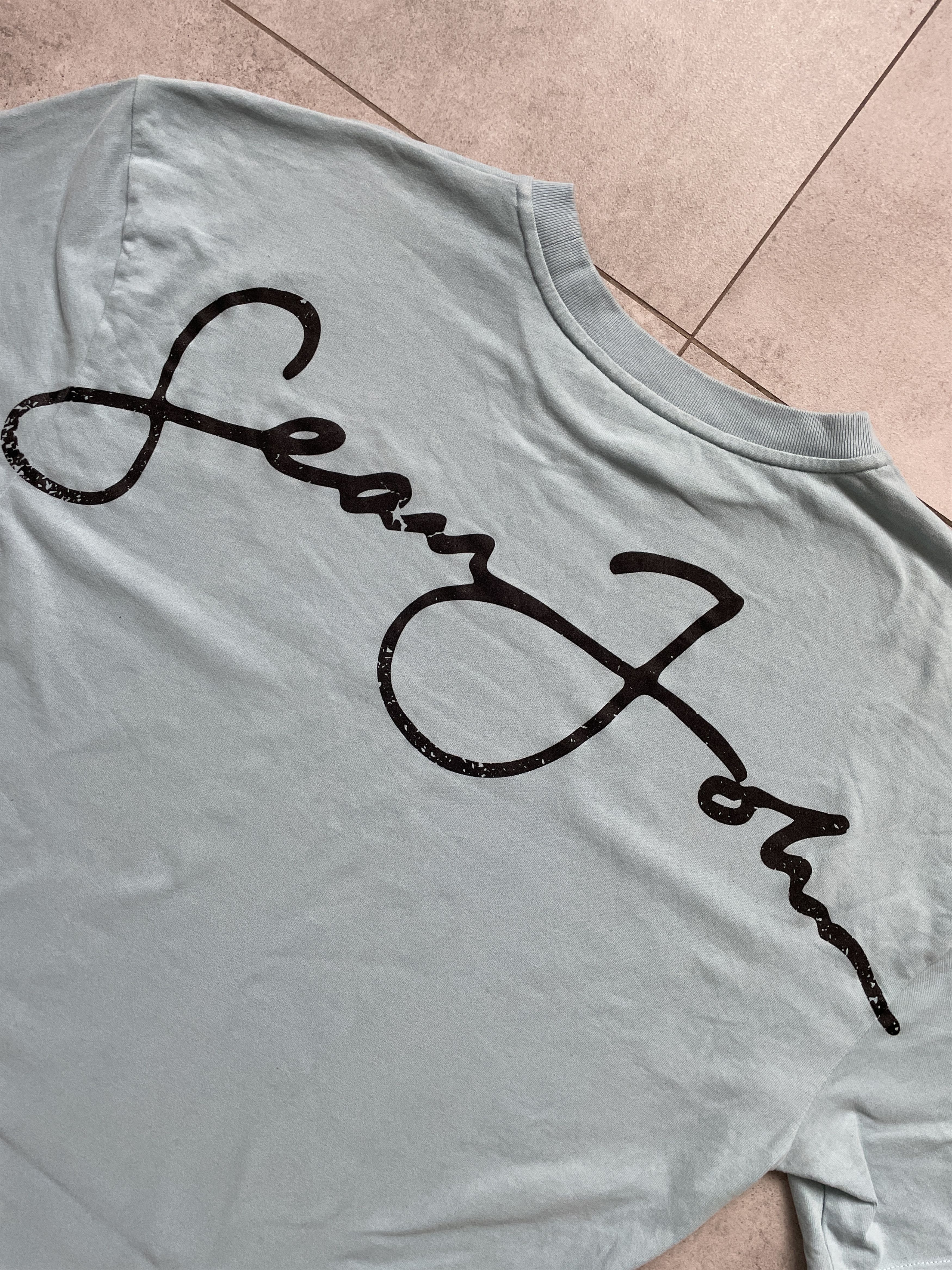 Sean John Y2K SEAN JOHN TURQOUISE OVERSIZED BIG LOGO RAP TEE Size US XL / EU 56 / 4 - 2 Thumbnail