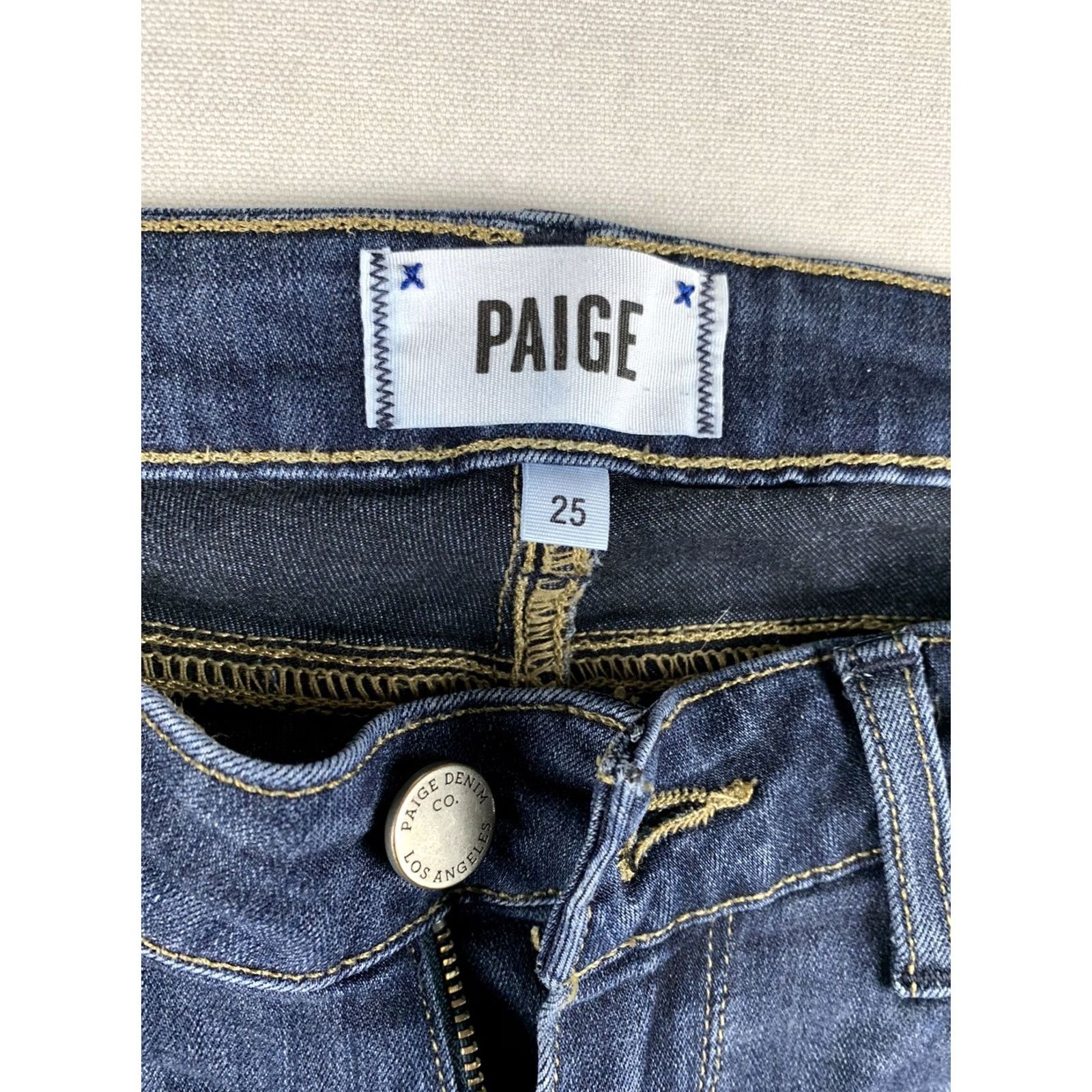 Paige PAIGE Jeans VERDUGO ANKLE WOMENS SIZE 25 BLUE Size 42" / US 20 - 5 Thumbnail