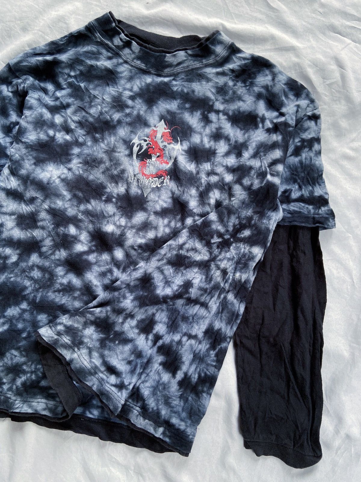 Japanese Brand RUIN AND PLUNDER DOUBLE LAYER TIE DYE LONG SLEEVE Size US S / EU 44-46 / 1 - 3 Thumbnail