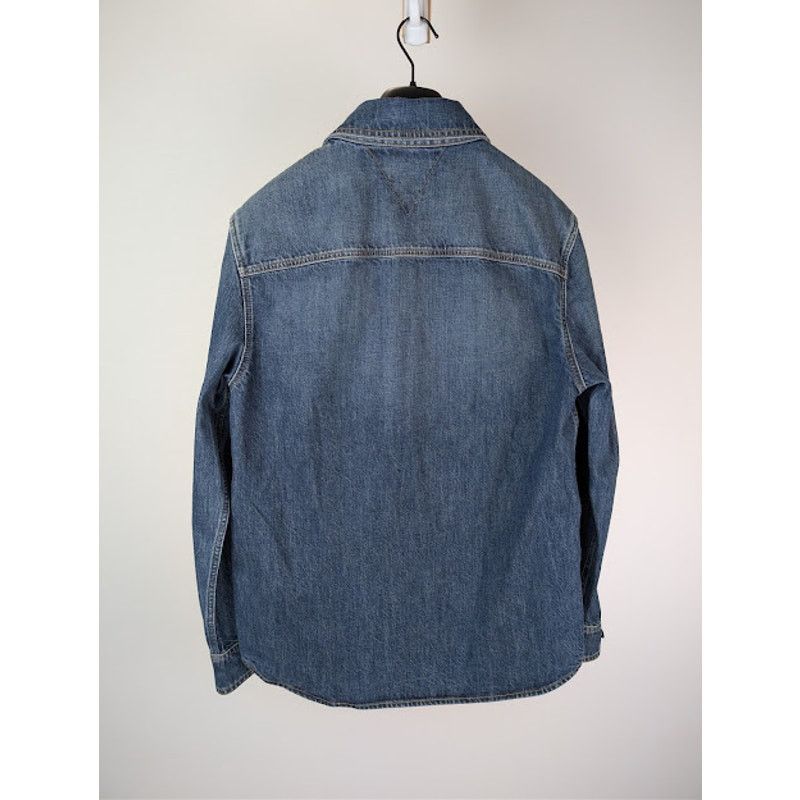 Bottega Veneta o1rshd1 Q:2 / Original Medium Wash Indigo Denim Shirt Blue Size US M / EU 48-50 / 2 - 9 Thumbnail