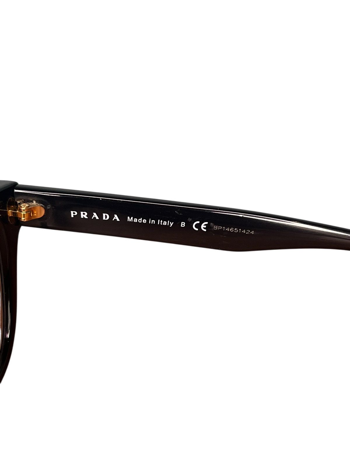 Prada Prada VPR21S Black Acetate Eyeglasses Made in Italy Size ONE SIZE - 7 Thumbnail