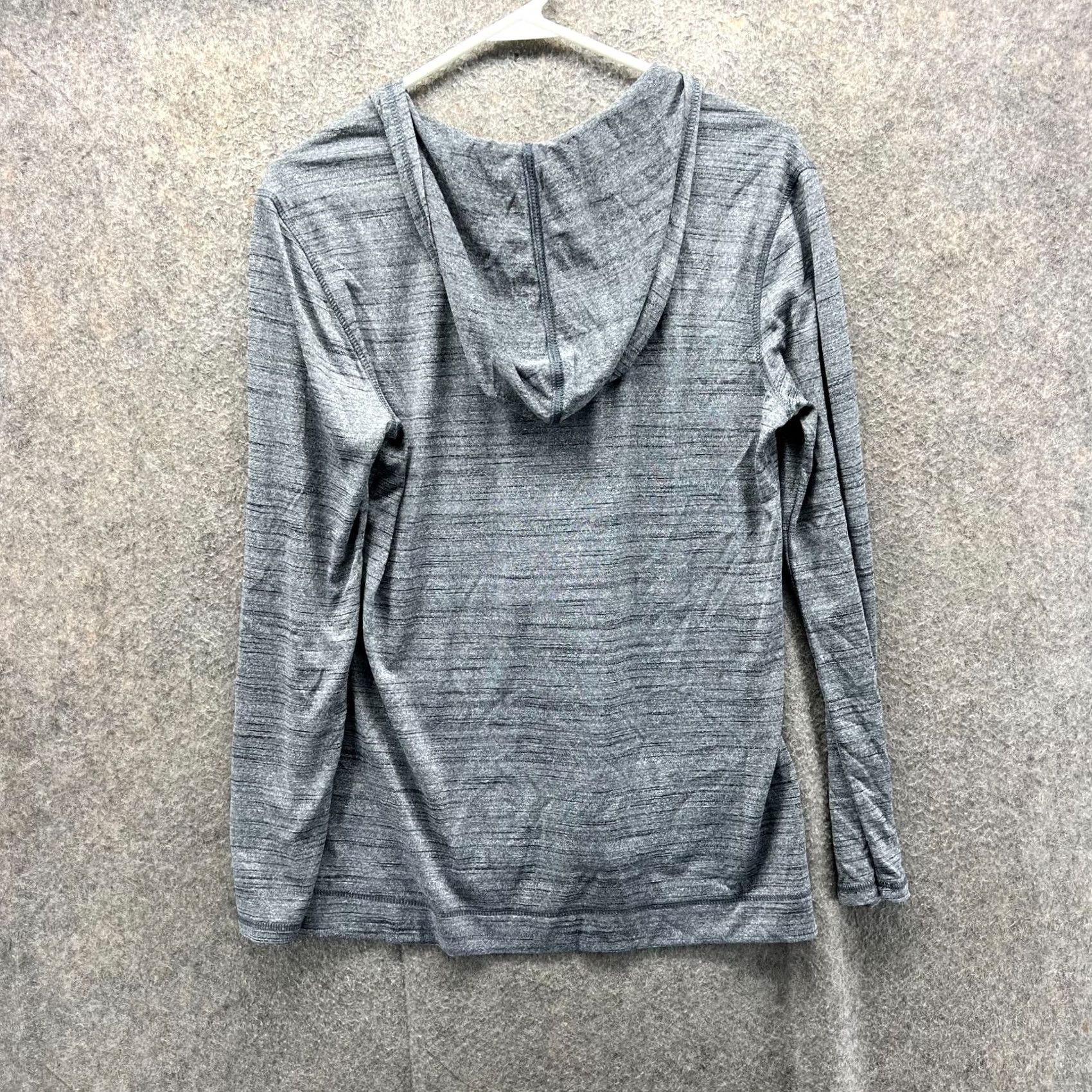 Vintage VINTAGE? No — Reel Legends Performance Hoodie Women M Gray Sweatshirt Lightweight Active Size M / US 6-8 / IT 42-44 - 2 Thumbnail