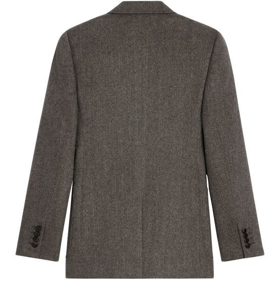 Celine o1bcso1str0725 2V69Q4 Classic Jacket in Marron/Latte Size M / US 6-8 / IT 42-44 - 2 Thumbnail