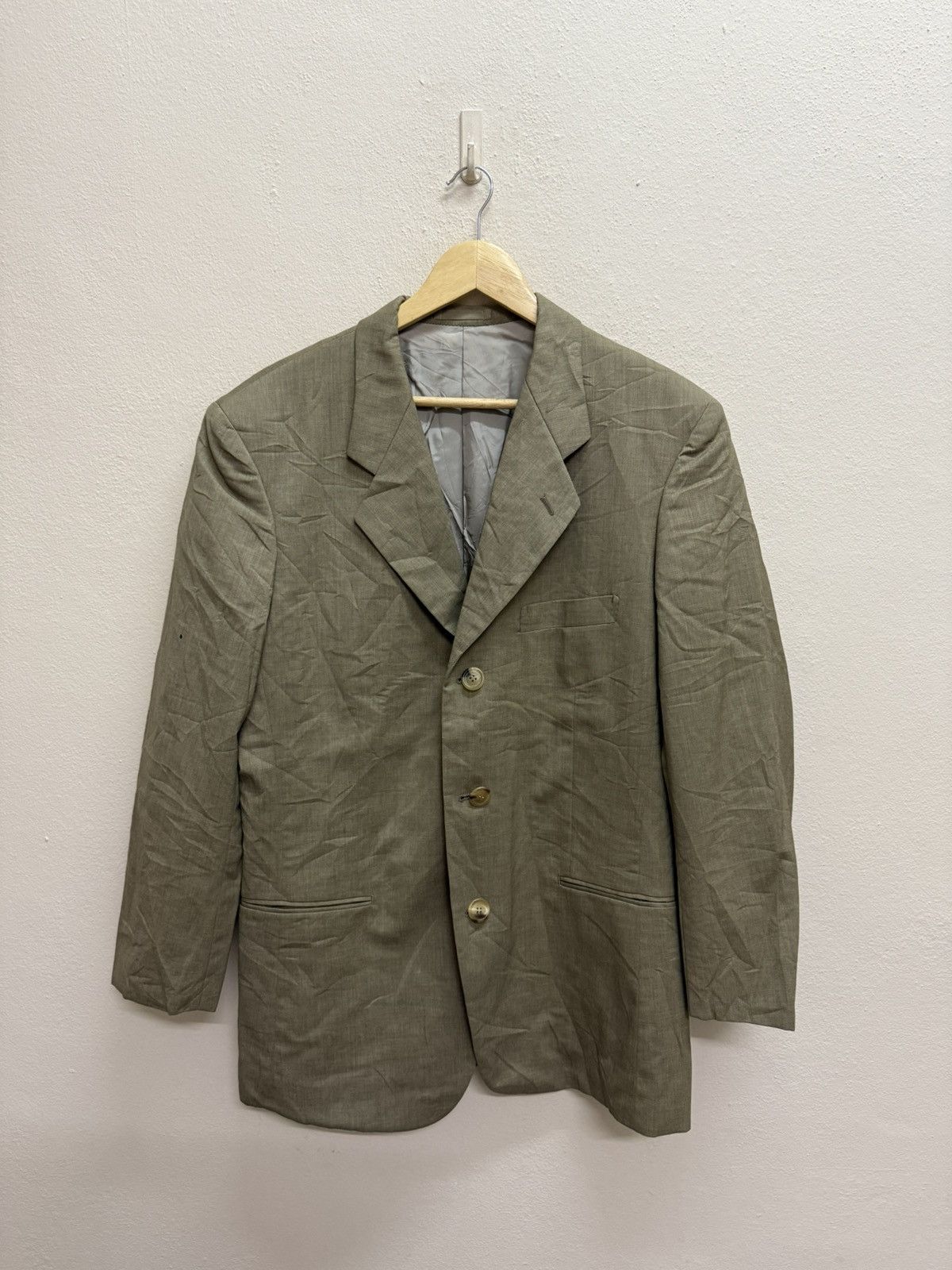 Issey Miyake Issey Miyake Men Beige Blazer Size 40S - 15 Thumbnail