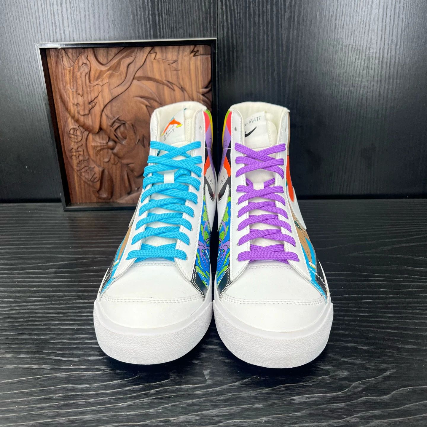 Diesel Black Gold Ruohan Wang x Blazer Graffiti (44.5) - New, No Box Size US 10.5 / EU 43-44 - 2 Thumbnail