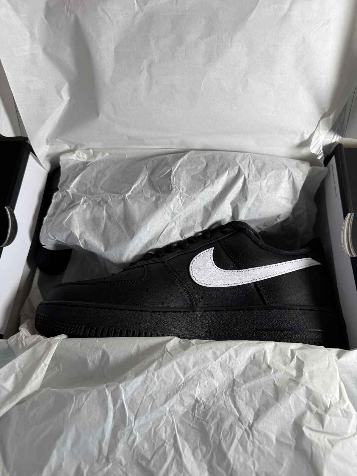Nike × Supreme Brand New Black Supreme Nike Air Force Ones Size US 8.5 / EU 41-42 - 14 Thumbnail
