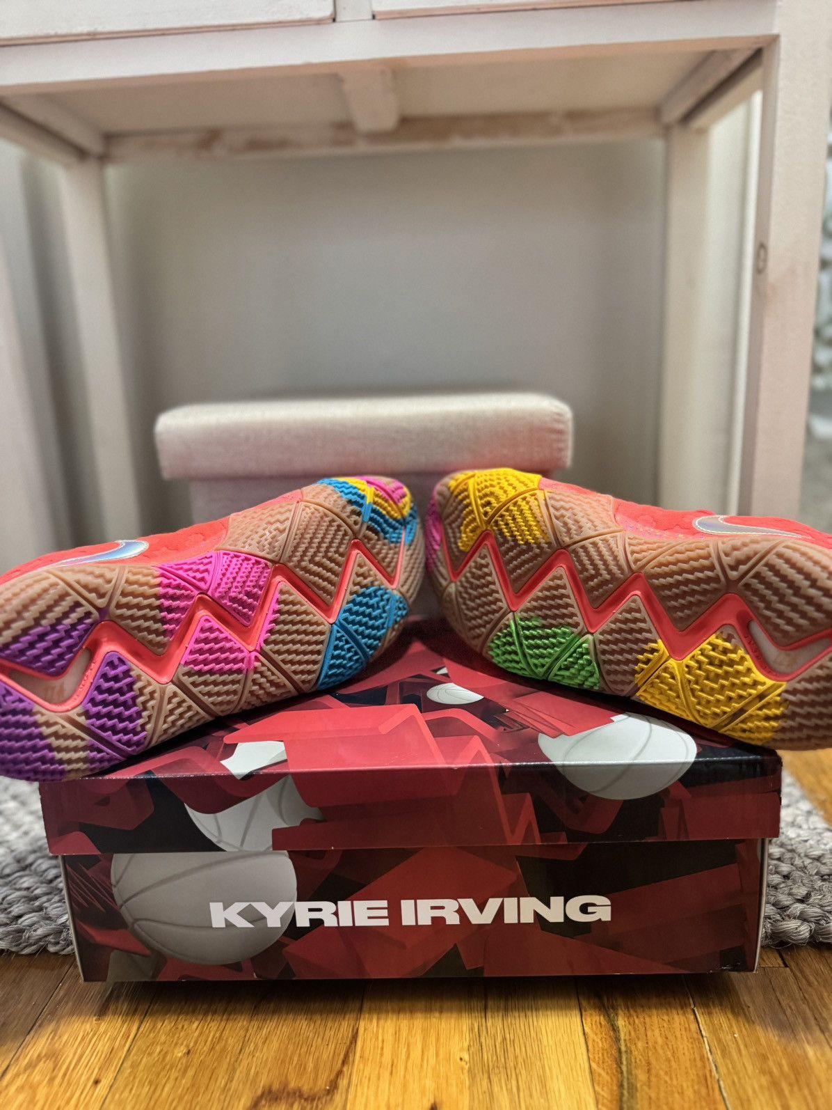 Nike Kyrie 4 Lucky Charms Size US 12 / EU 45 - 7 Thumbnail