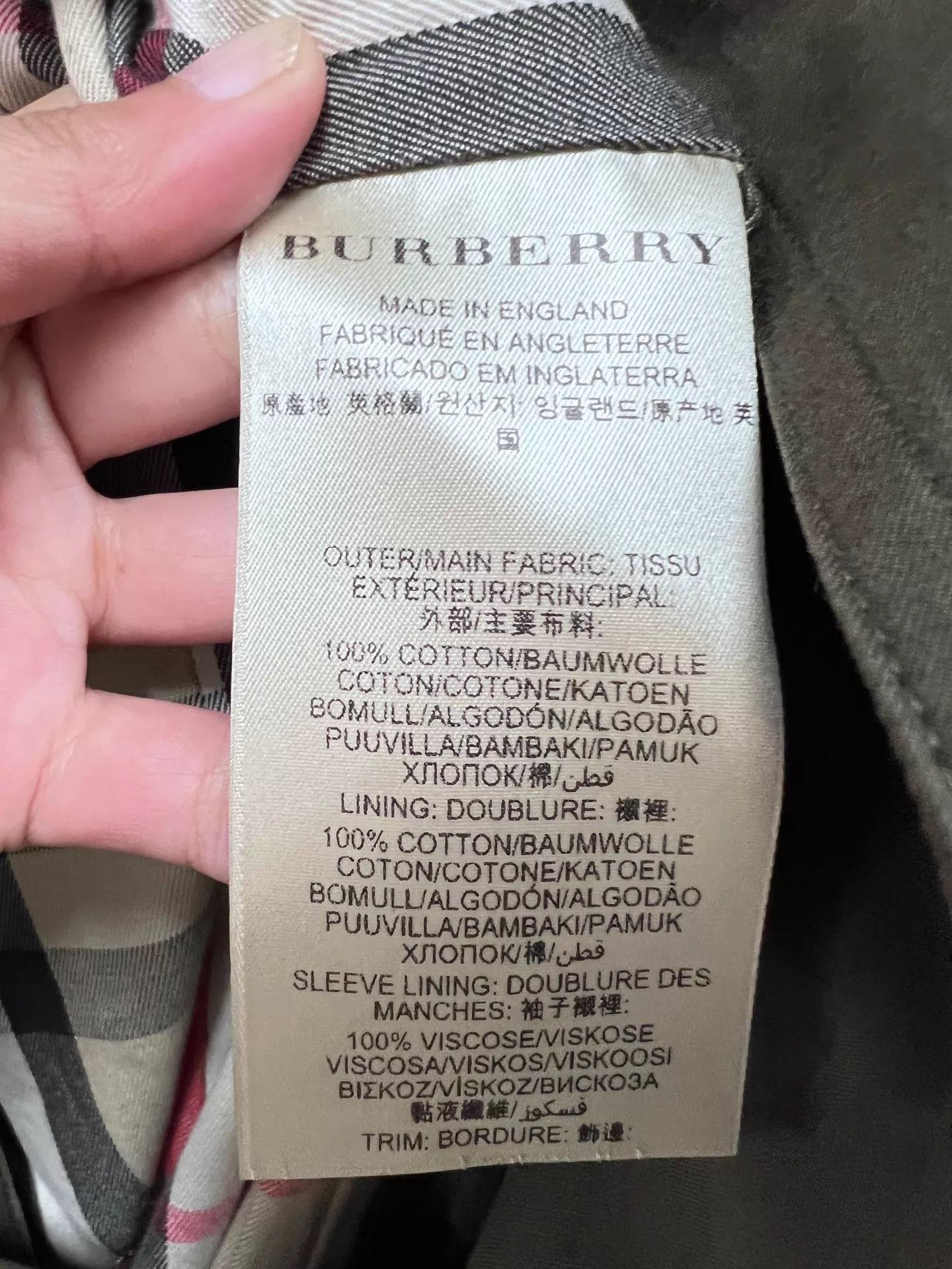 Burberry Burberry Olive Green Double-breasted Trench 32 Mint Size XXS / US 00 / IT 34 - 6 Thumbnail