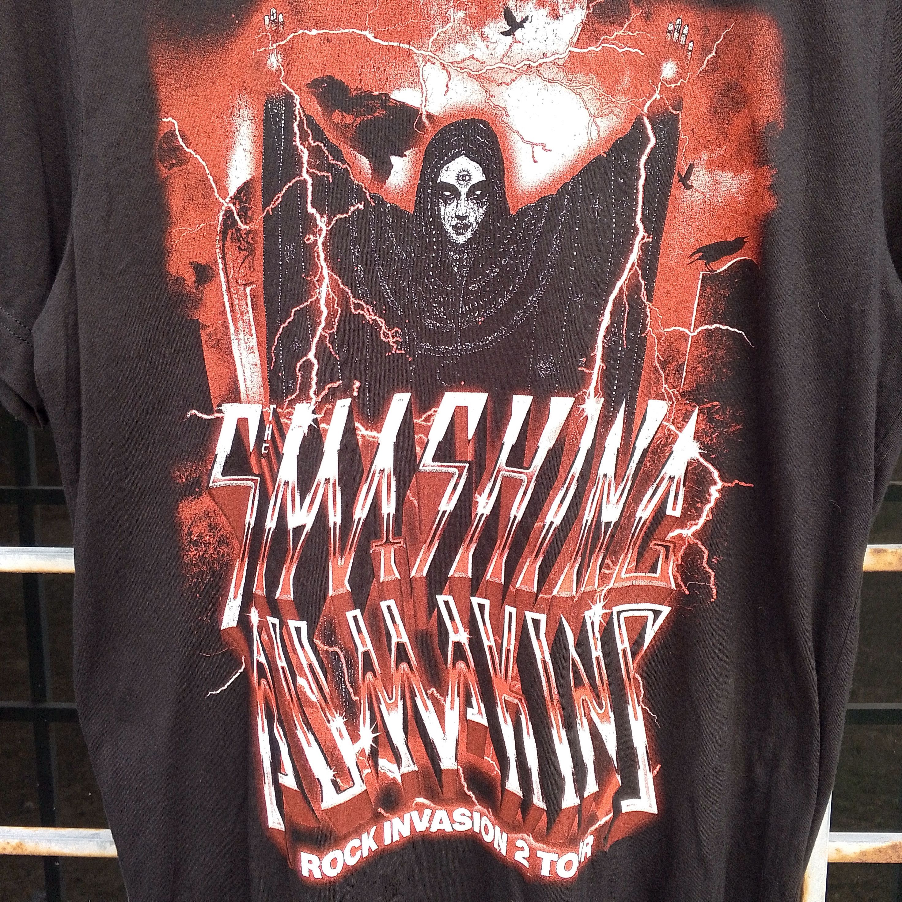Band Tees Smashing Pumpkins Rock Invasion 2 Tour Tee Size US M / EU 48-50 / 2 - 4 Thumbnail