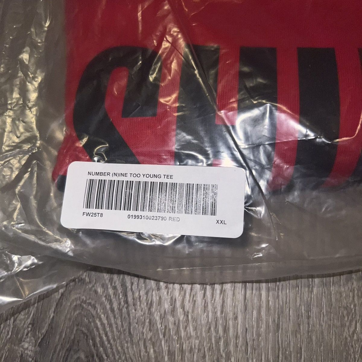 Number (N)ine × Supreme Supreme Number Nine Shut Up Tee Red Size: XXL Size US XXL / EU 58 / 5 - 5 Thumbnail