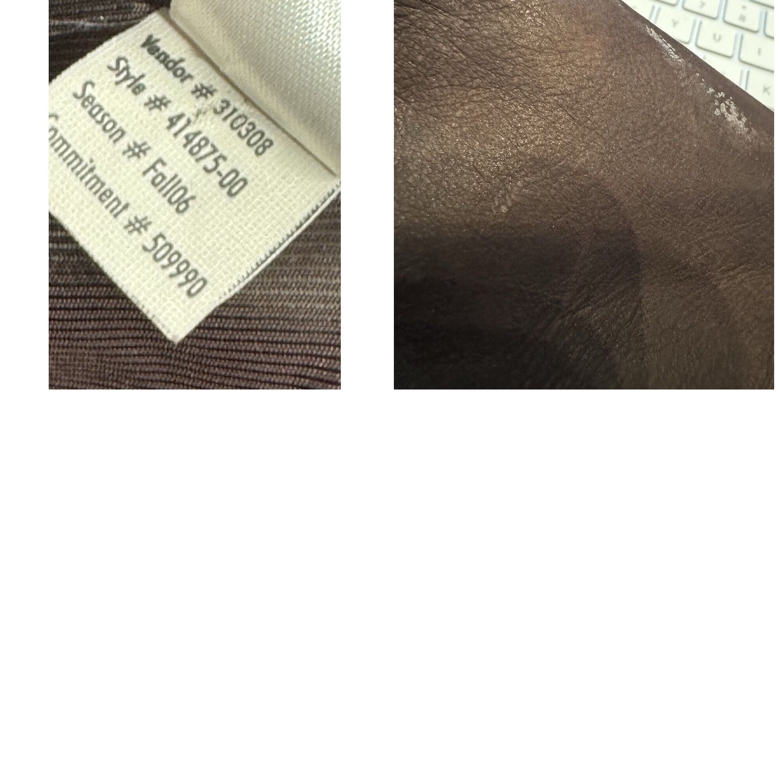 Banana Republic BANANA REPUBLIC - Nubuck Leather Heavy Duty 42 Long Blazer Jacket Men Brown 90s Style"} Size 42R - 8 Thumbnail