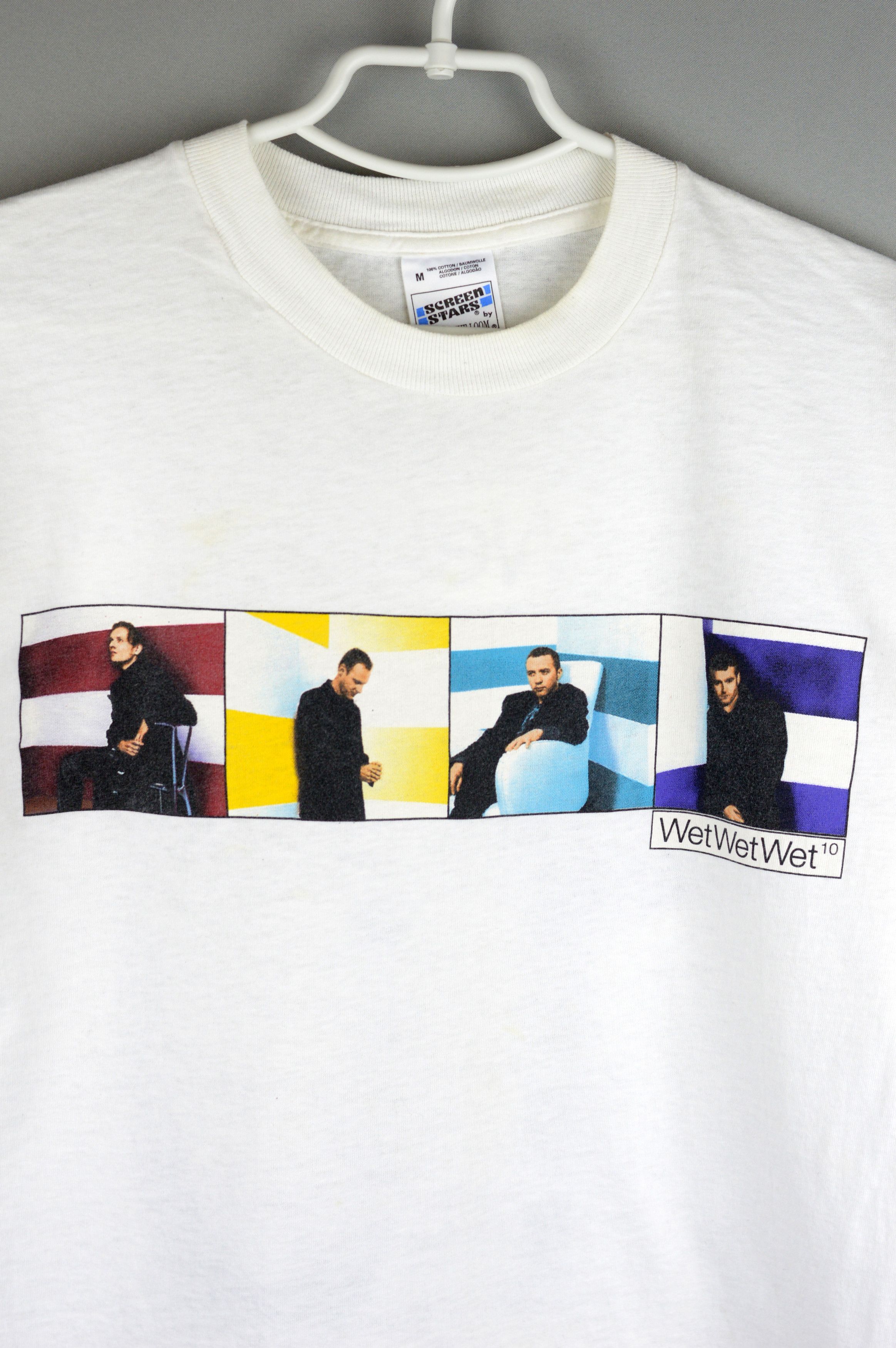 Vintage Vintage Wet Wet Wet Tour 1997 t shirt Size US M / EU 48-50 / 2 - 3 Thumbnail