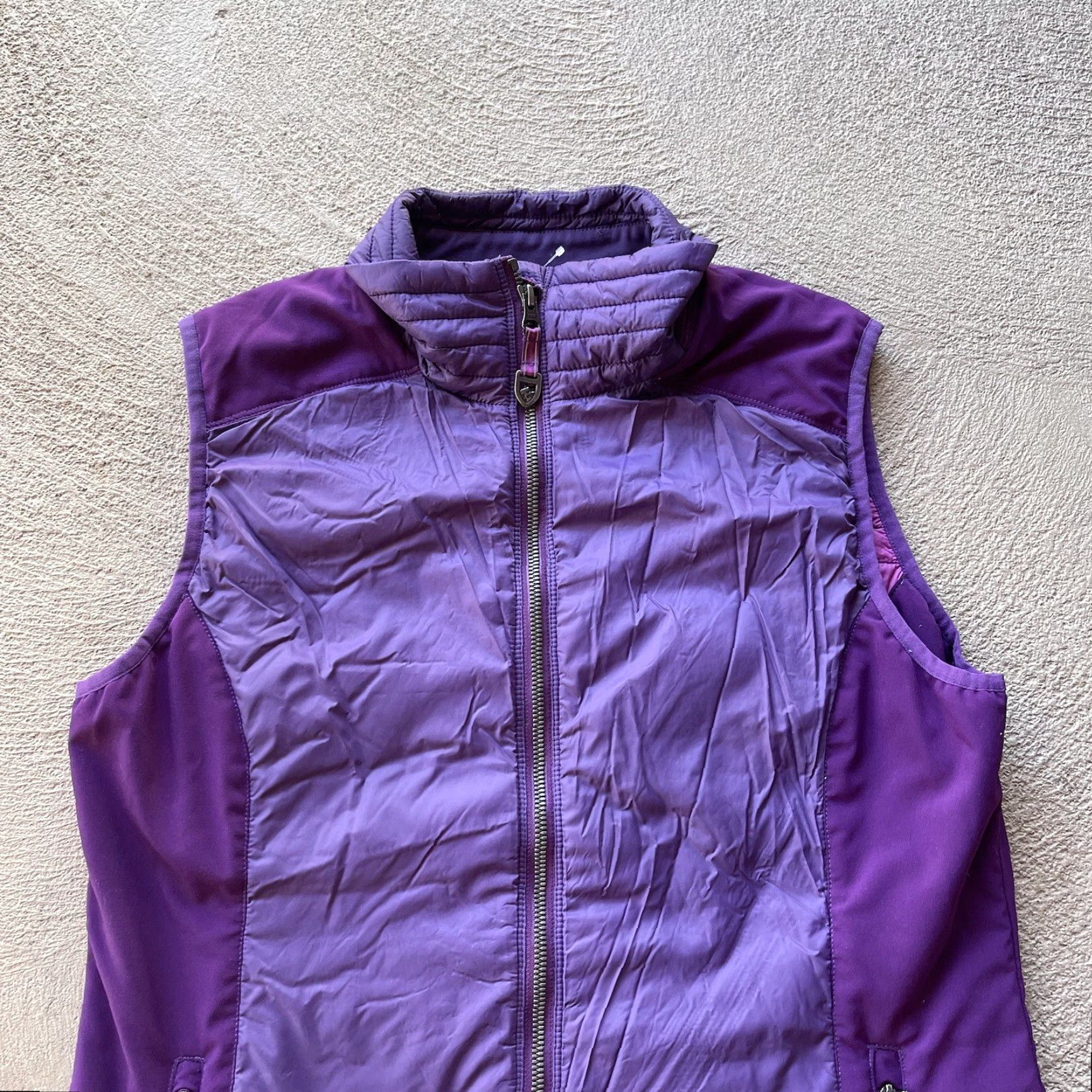 Vintage Kuhl Vest Medium Purple Projekt Puffer Zip Lightweight Hike Climb Womens Size M / US 6-8 / IT 42-44 - 2 Thumbnail