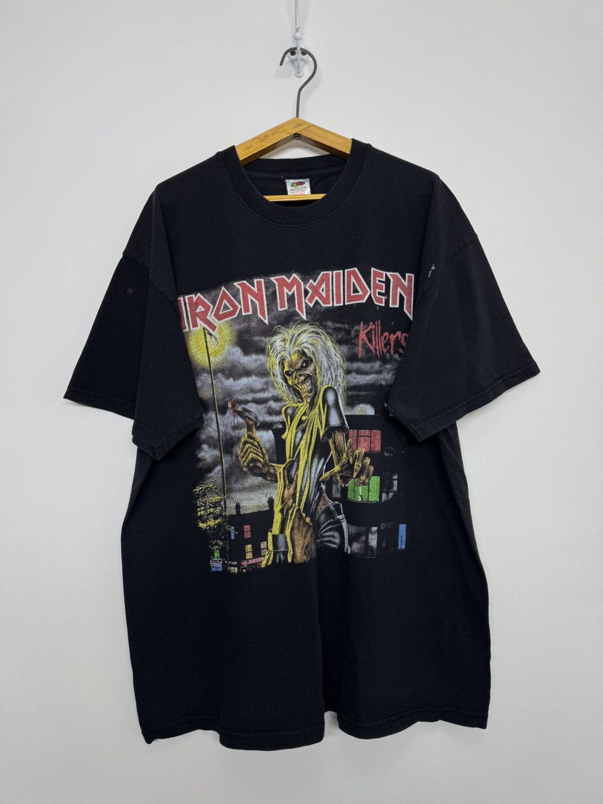 Fruit Of The Loom Iron Maiden 2010 World Tour Vintage T Shirt Size US XL / EU 56 / 4 - 3 Thumbnail