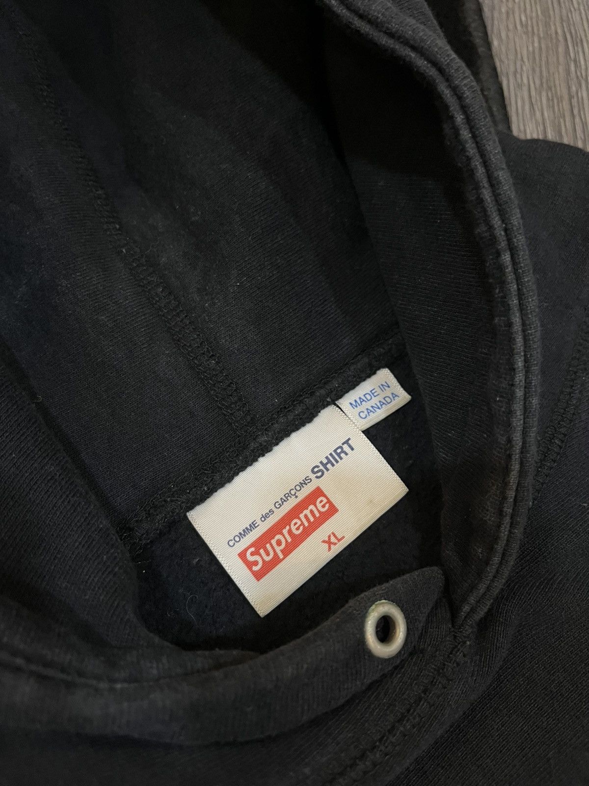Comme des Garcons SHIRT × Supreme Supreme x Comme des Garçons SHIRT Box Logo Hooded Sweatshirt Size US XL / EU 56 / 4 - 5 Thumbnail