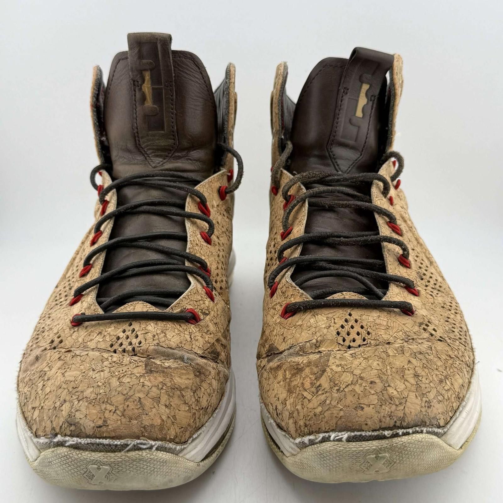 Nike Nike LeBron 10 EXT Cork 9.5 Used OG Box 580890-200 Size US 9.5 / EU 42-43 - 3 Thumbnail