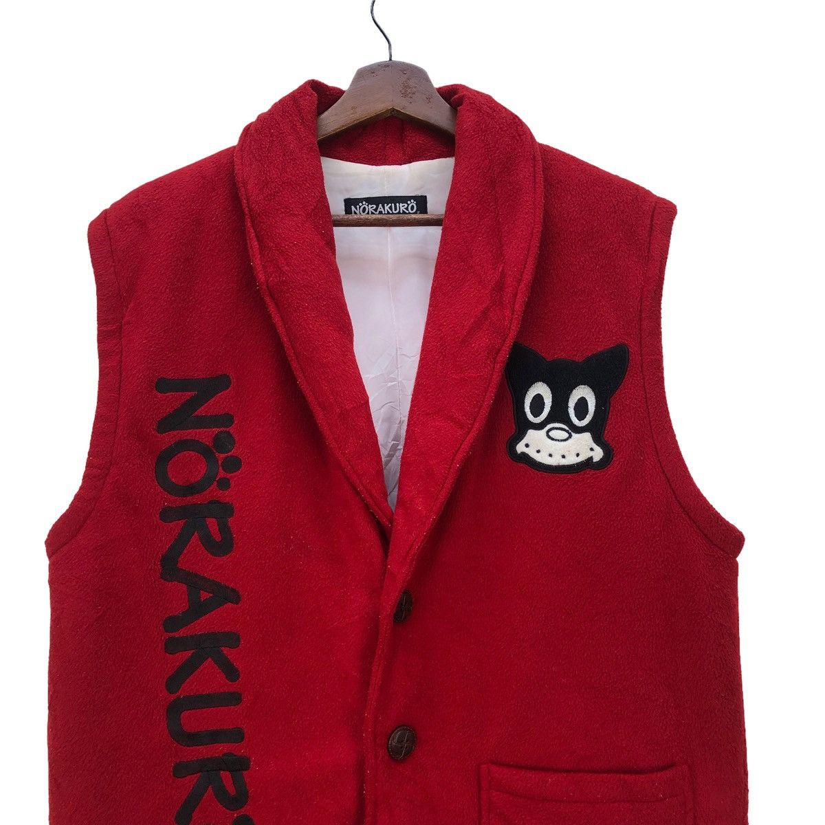 Anime Japanese Cartoon Anime Norakuro Fleece Vest Jacket Size US M / EU 48-50 / 2 - 5 Thumbnail