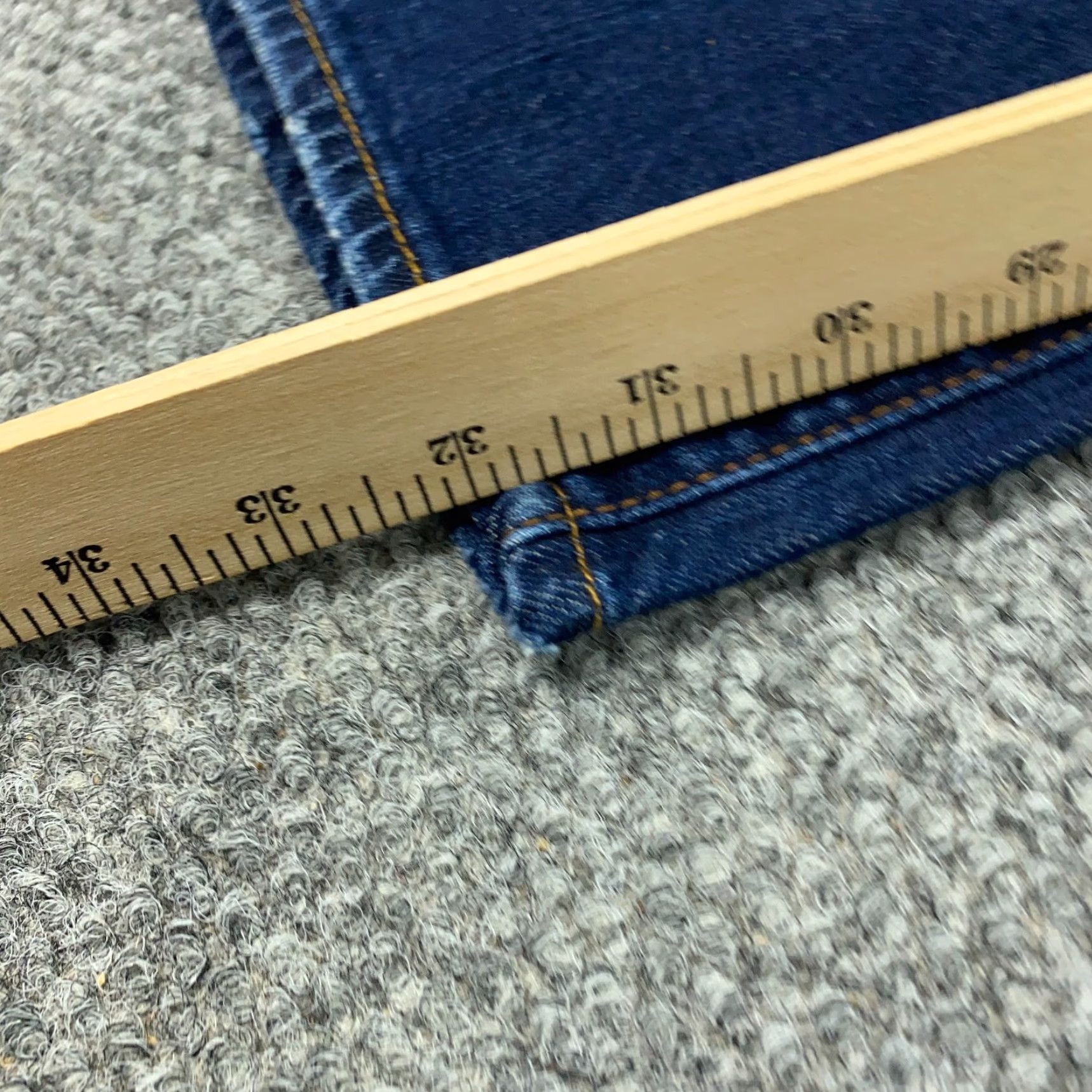 Vintage MICHAEL STRAHAN Jeans Mens Blue 30x32 Straight Stretch Denim Regular Fit Size US 31 - 5 Thumbnail