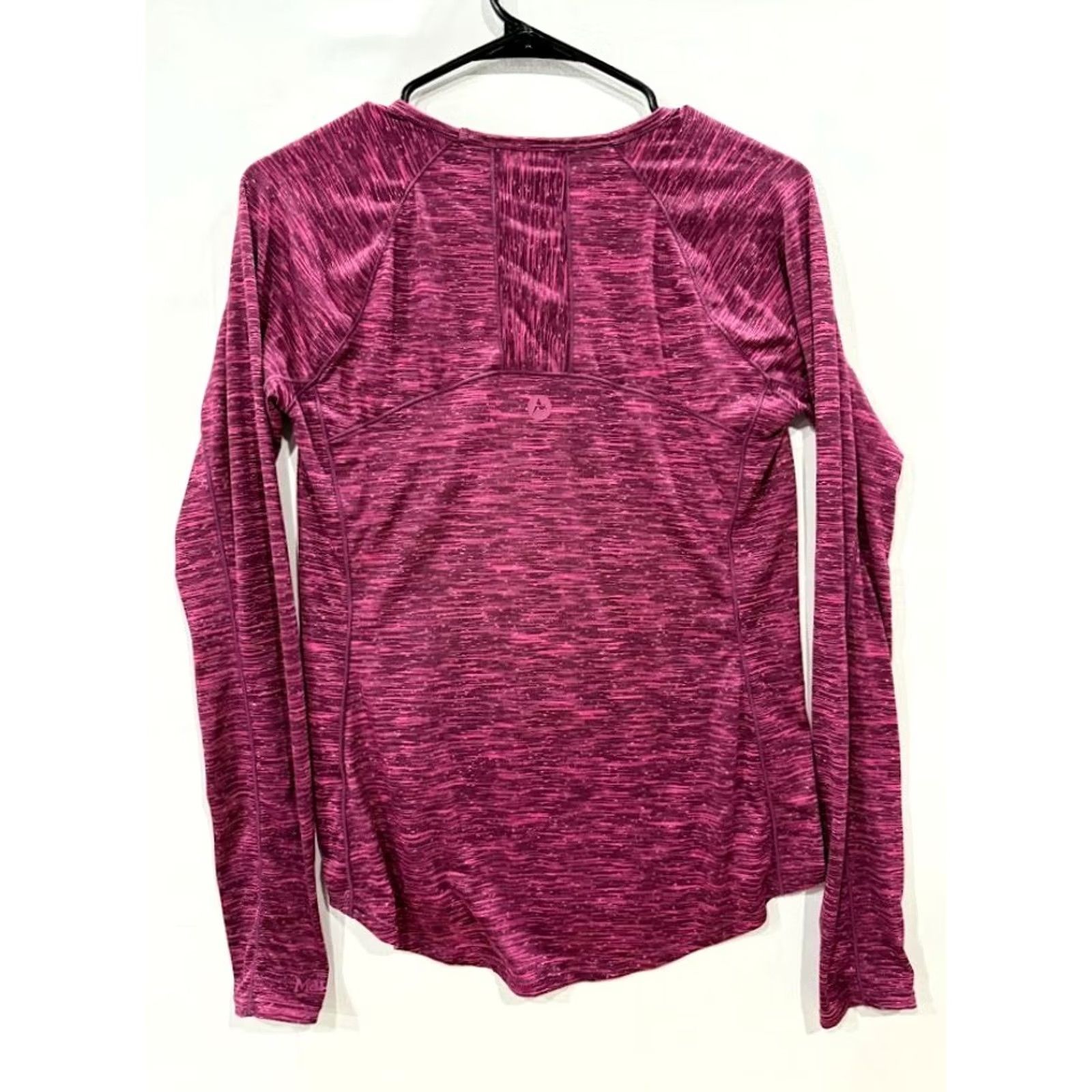 Marmot Marmot Womens Shirt Long Sleeve Pink Space Dye Compression Activewear Top S Size S / US 4 / IT 40 - 2 Thumbnail