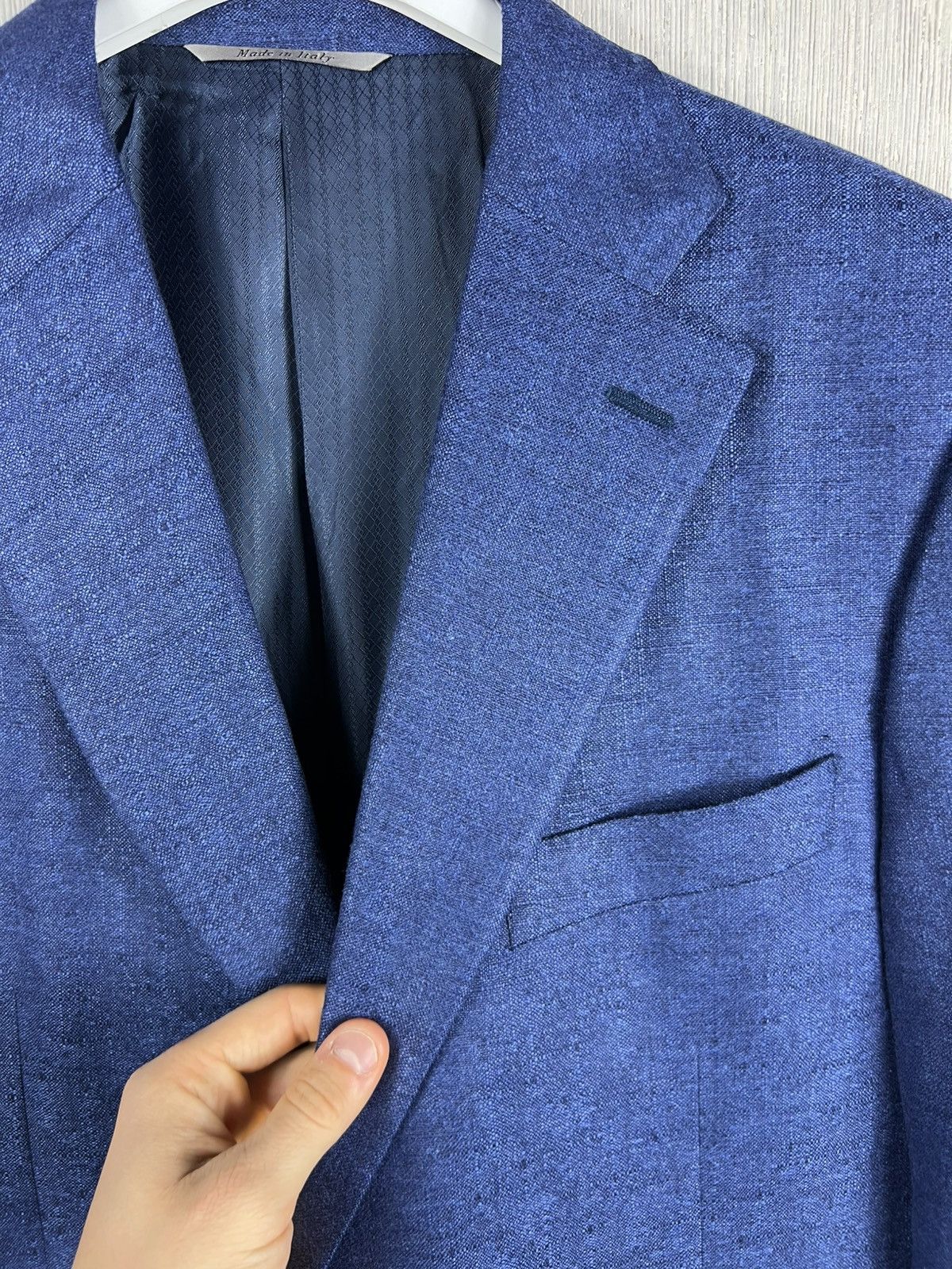 Canali Canali cashmere silk italian exclusive blazer luxury jacket Size US L / EU 52-54 / 3 - 12 Thumbnail