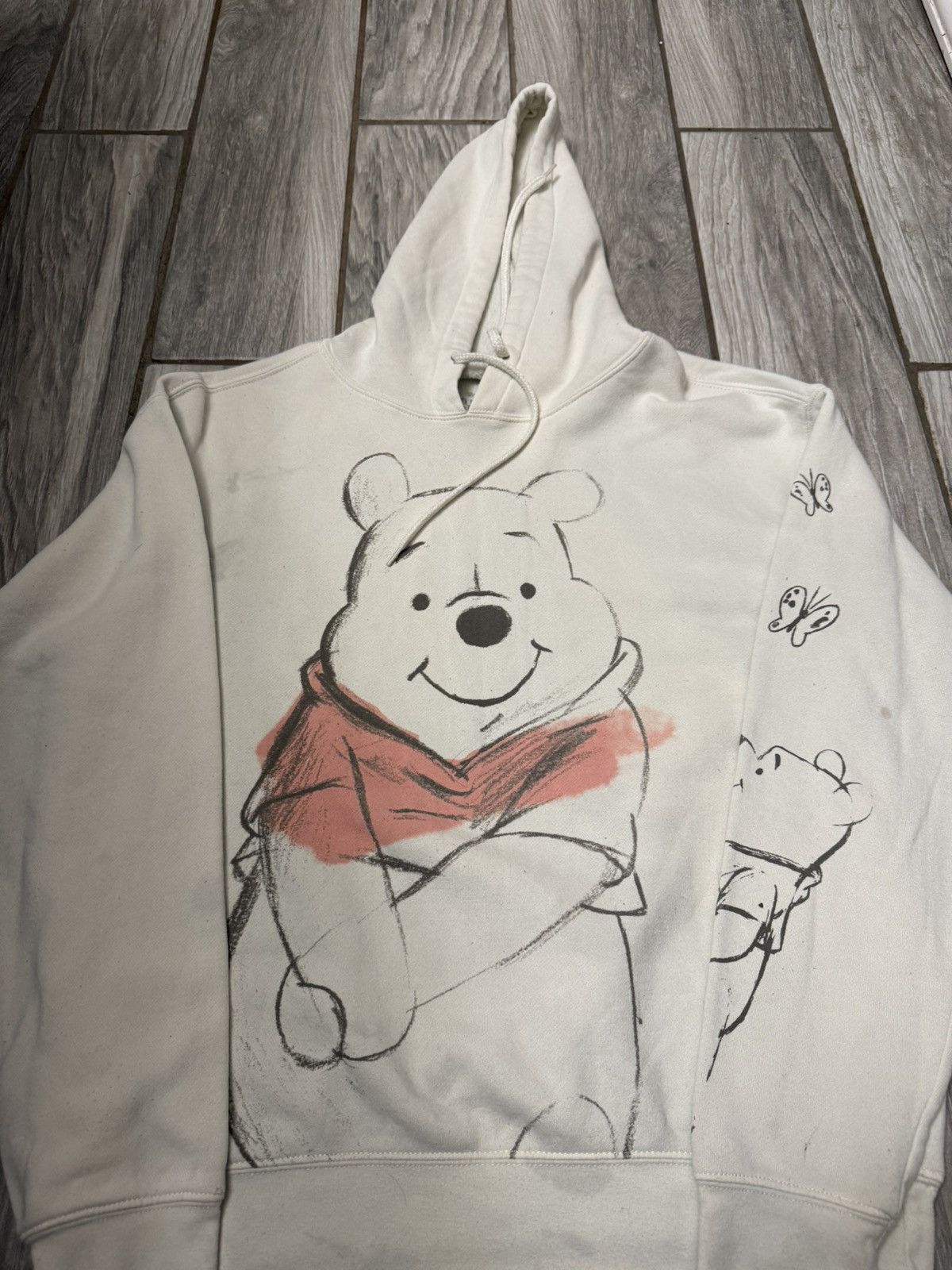 Disney Winnie The Pooh Women’s Casual Hoodie White/Black Size M / US 6-8 / IT 42-44 - 2 Thumbnail