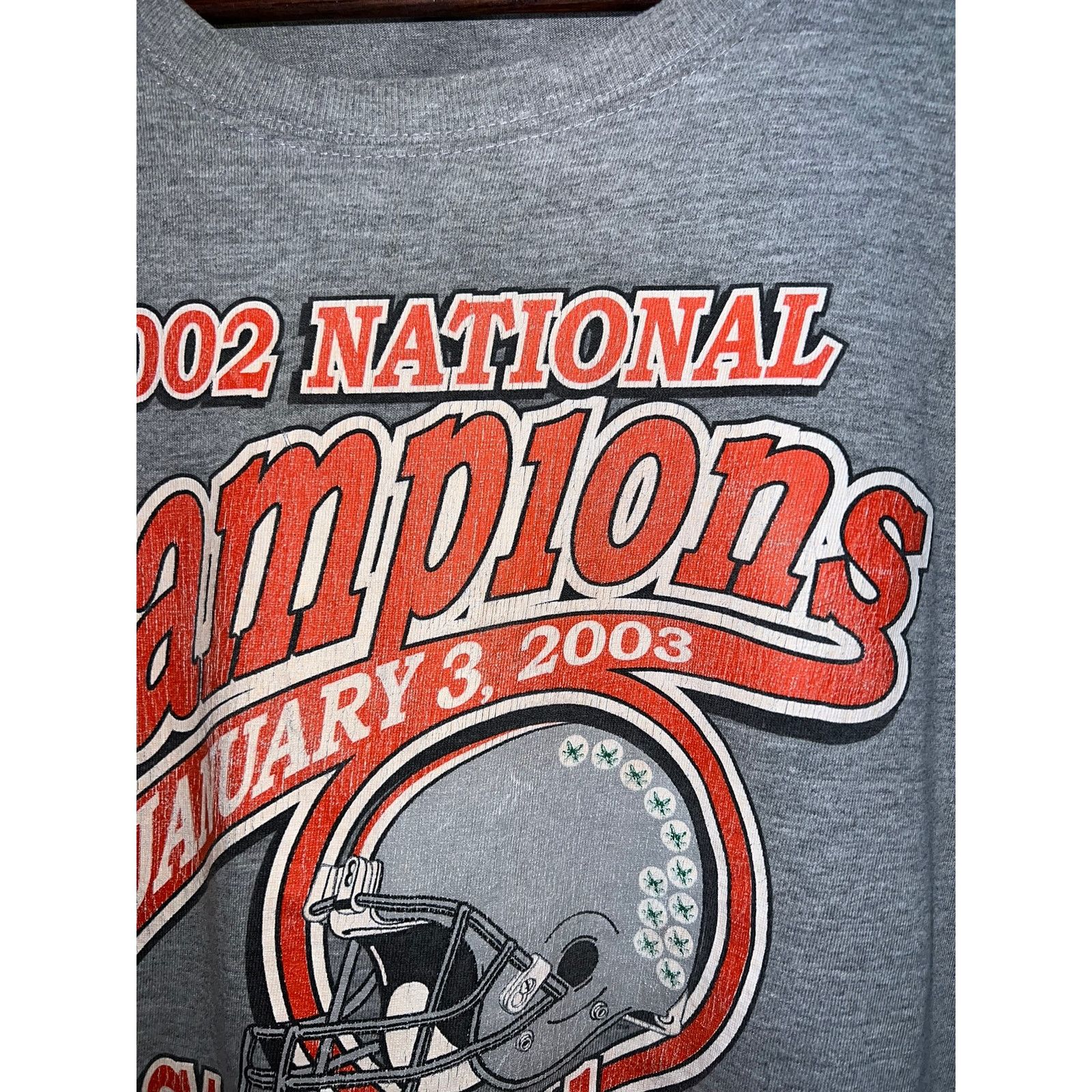Vintage Vintage Ohio State Buckeyes Shirt 2002 Champions Tee VTG XL Size US XL / EU 56 / 4 - 4 Thumbnail