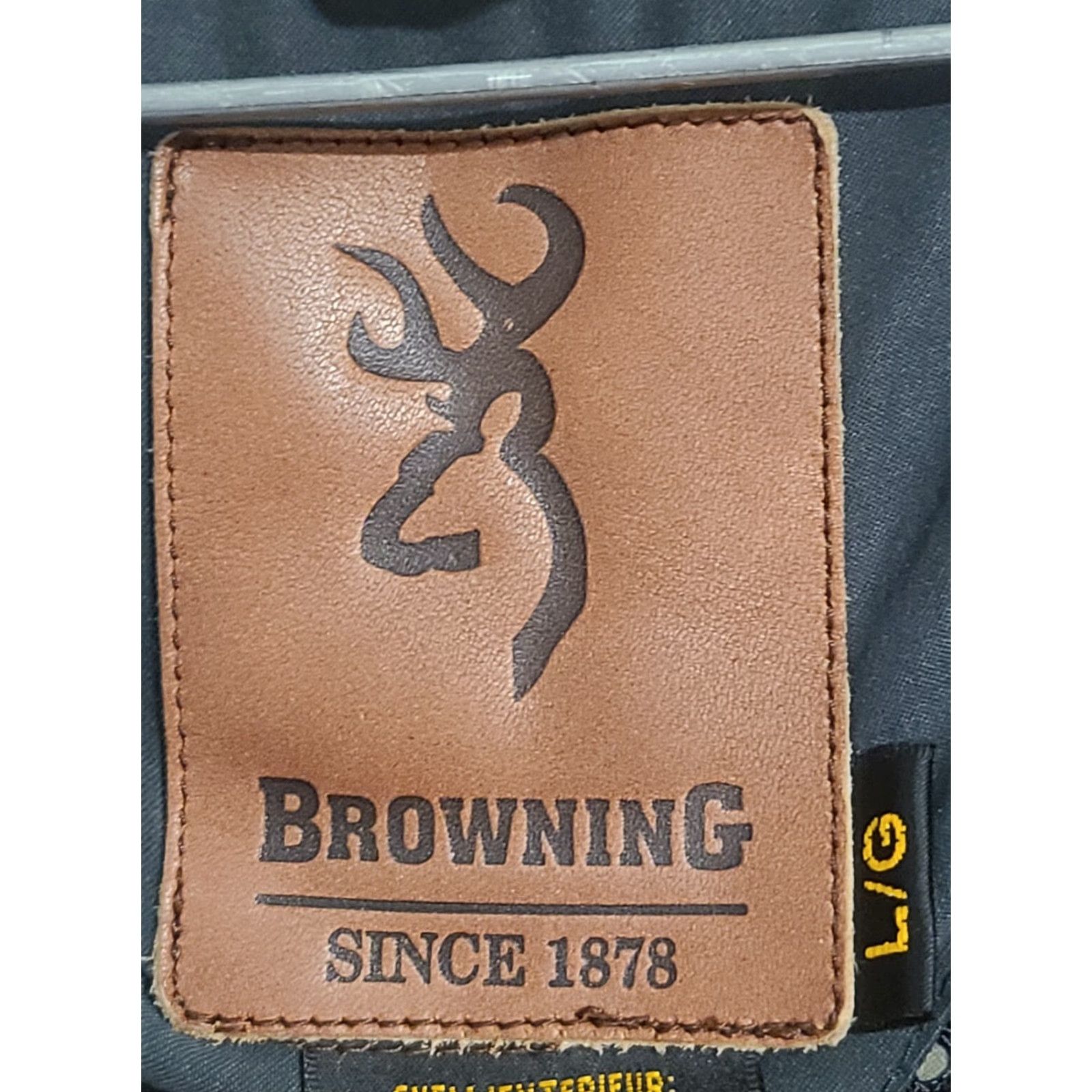 Vintage Browning Ventured Full Zip Bomber Jacket Mens Large Brown Vintage Poly/Nylon Casual Winter Spring Fall Size US L / EU 52-54 / 3 - 3 Thumbnail